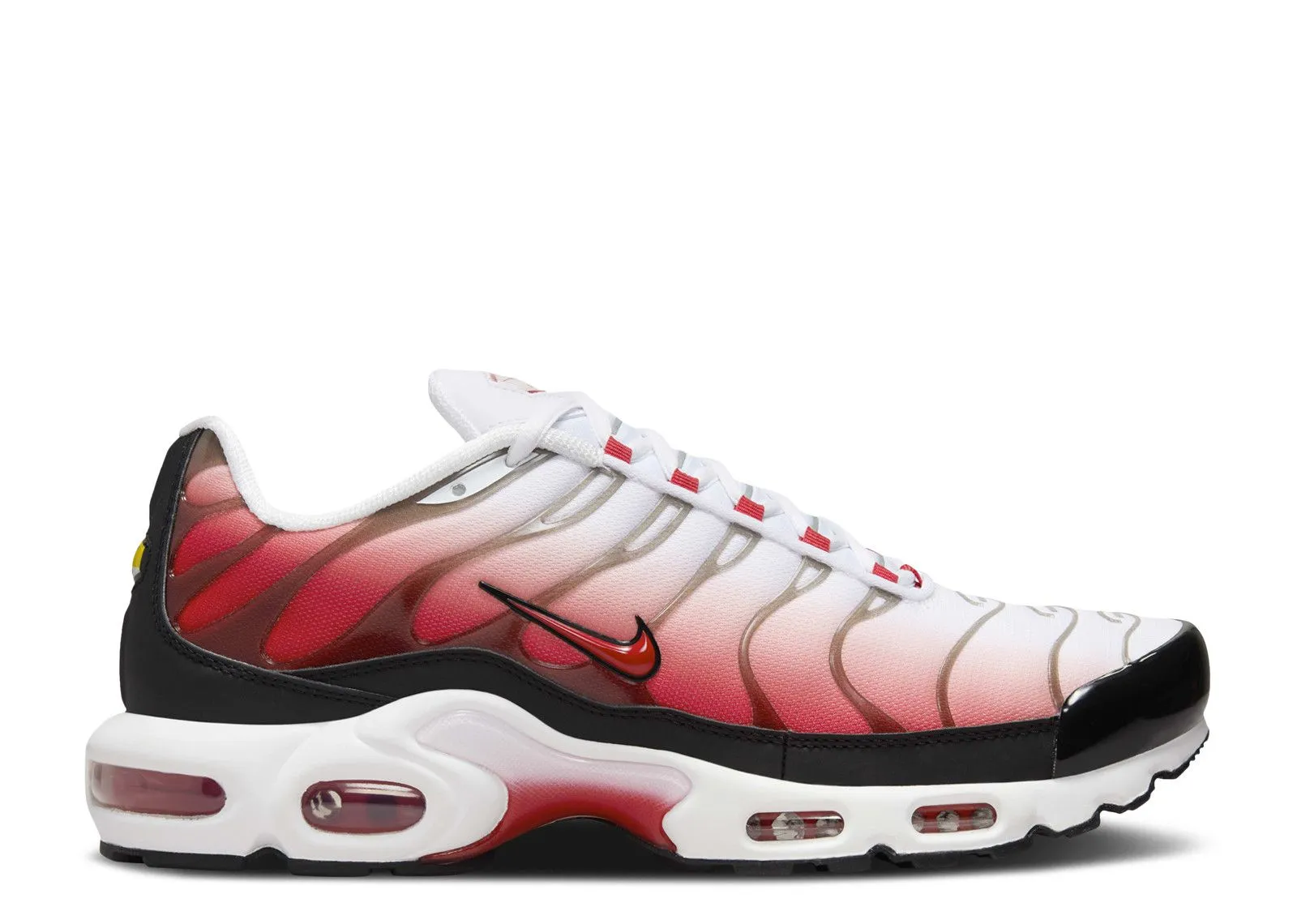 Adjustable Nike Air Max Plus White Black University Red