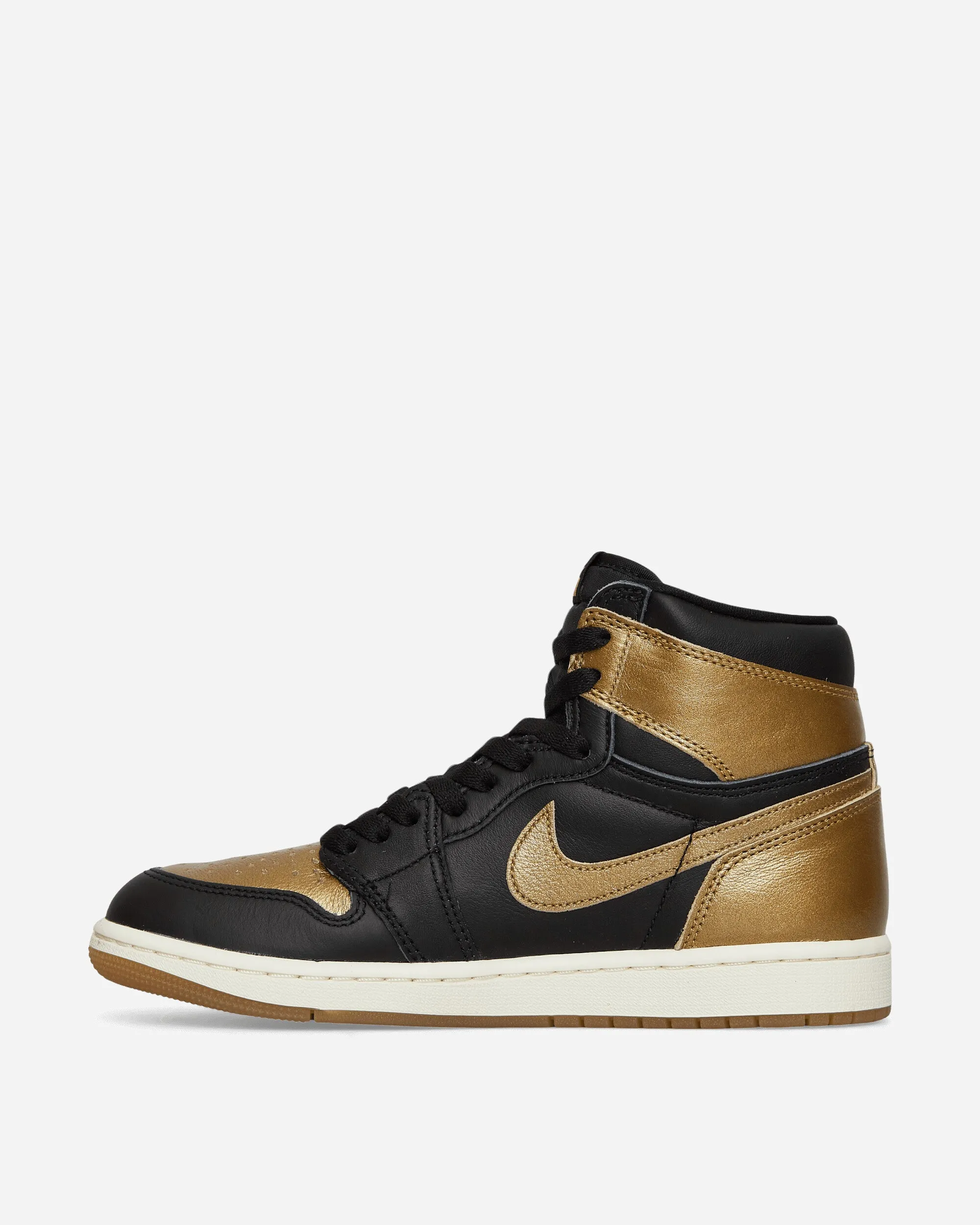 Air Jordan 1 Retro High OG Sneakers Black / Gold Cold Safe Color Pop