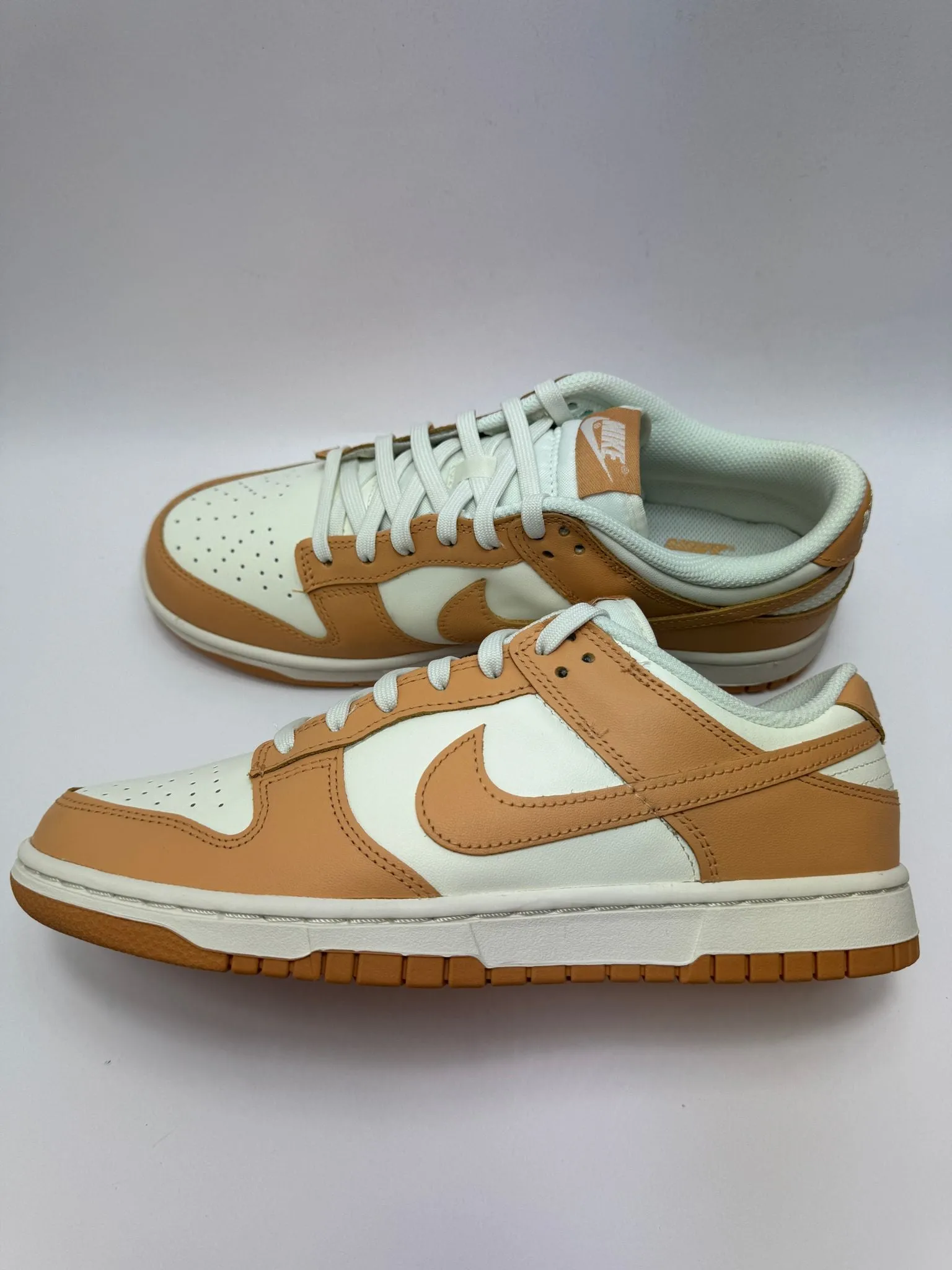 Nike Dunk Low "Harvest Moon" Cozy Motion Stretchable Material