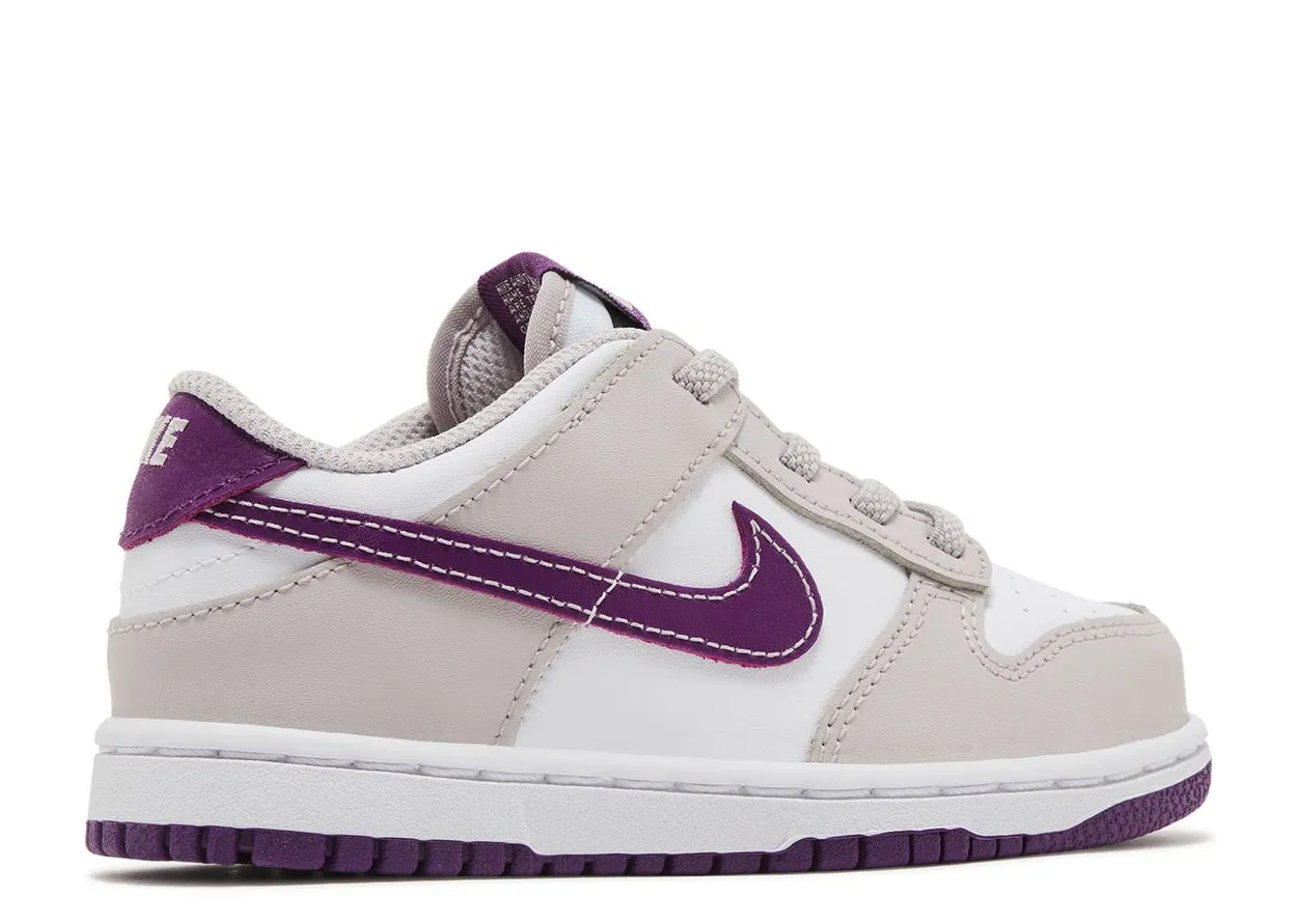 Bridge Walk Fast Stride Nike Dunk Low Platinum Violet (TD)