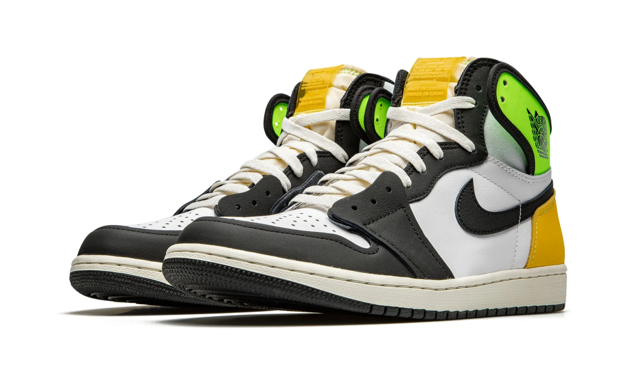 Air Jordan 1 Retro High OG Volt Gold synthetic material