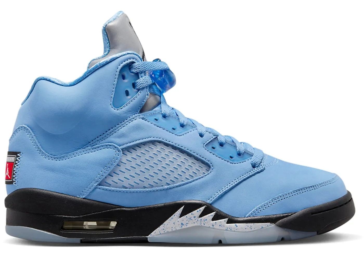 Jordan 5 Retro UNC University Blue Pet Pace mom style