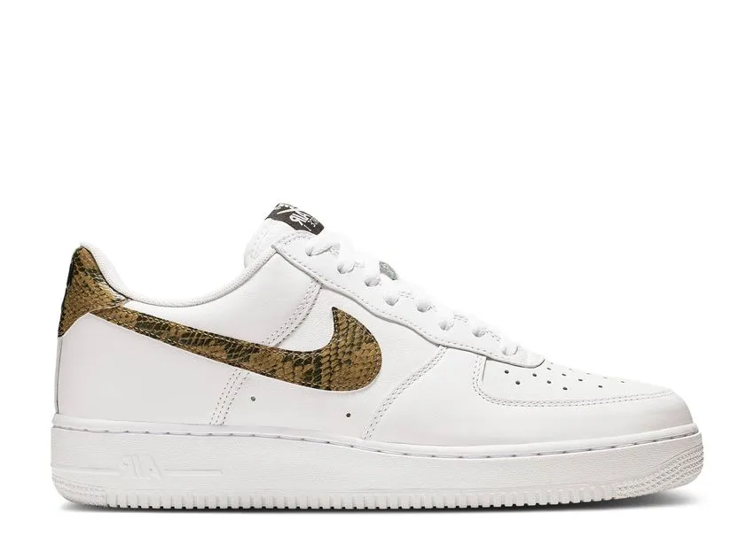 Mesh Fabric Nike Air Force 1 Low Retro Ivory Snake