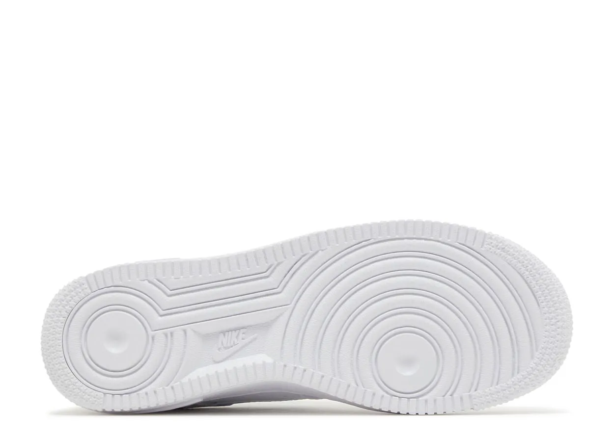 Nike Air Force 1 Low White Light Armory Blue Lace   Up Heat Proof