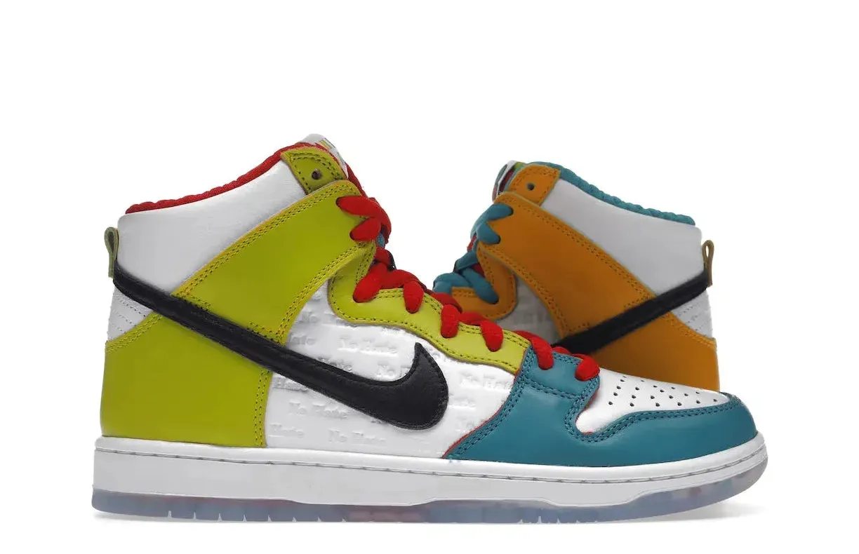 Nike SB Dunk High Pro froSkate All Love Bright Pop Airy Fit