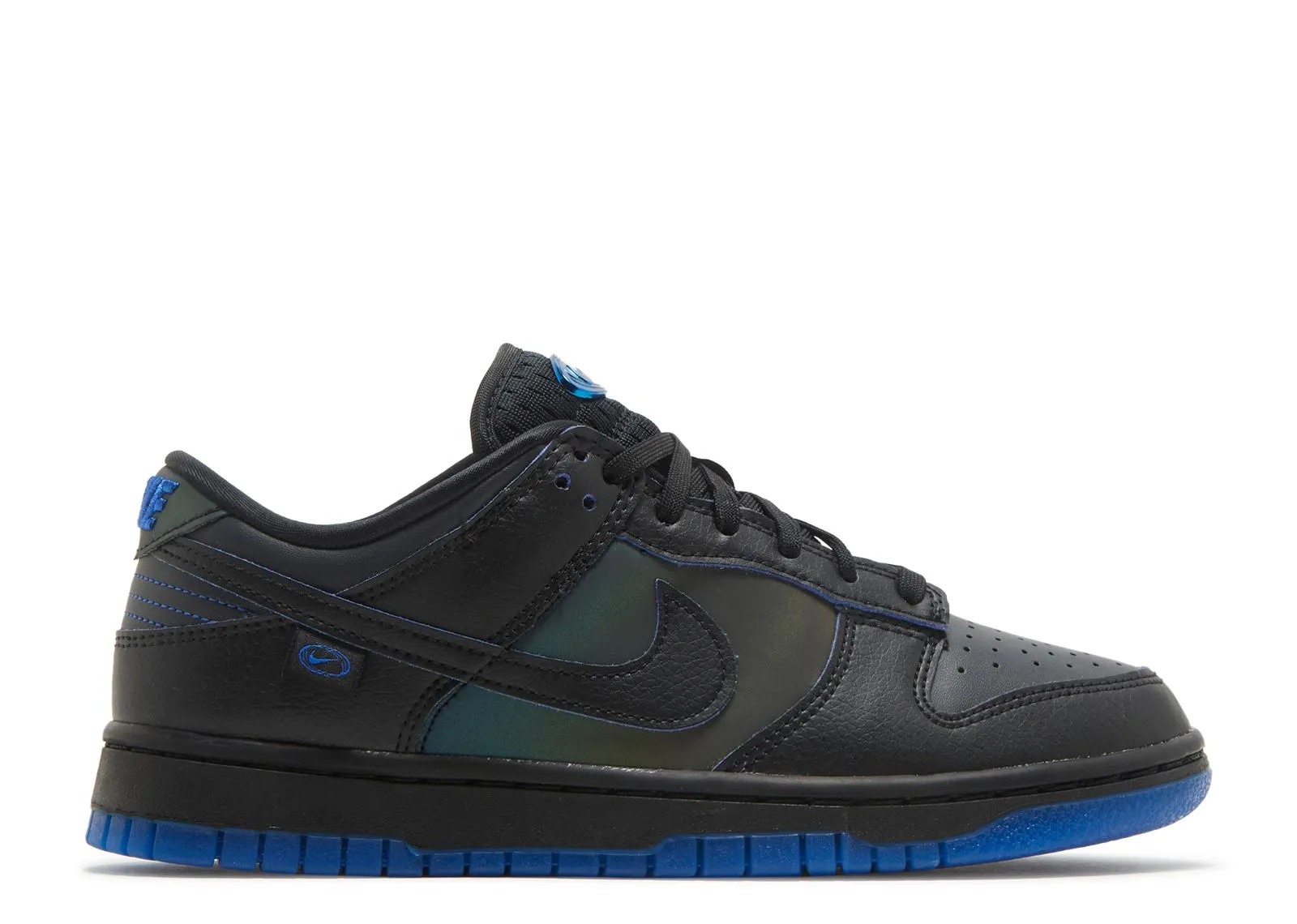 Nike Dunk Low Black Royal Iridescent Basic Form Dawn Walk