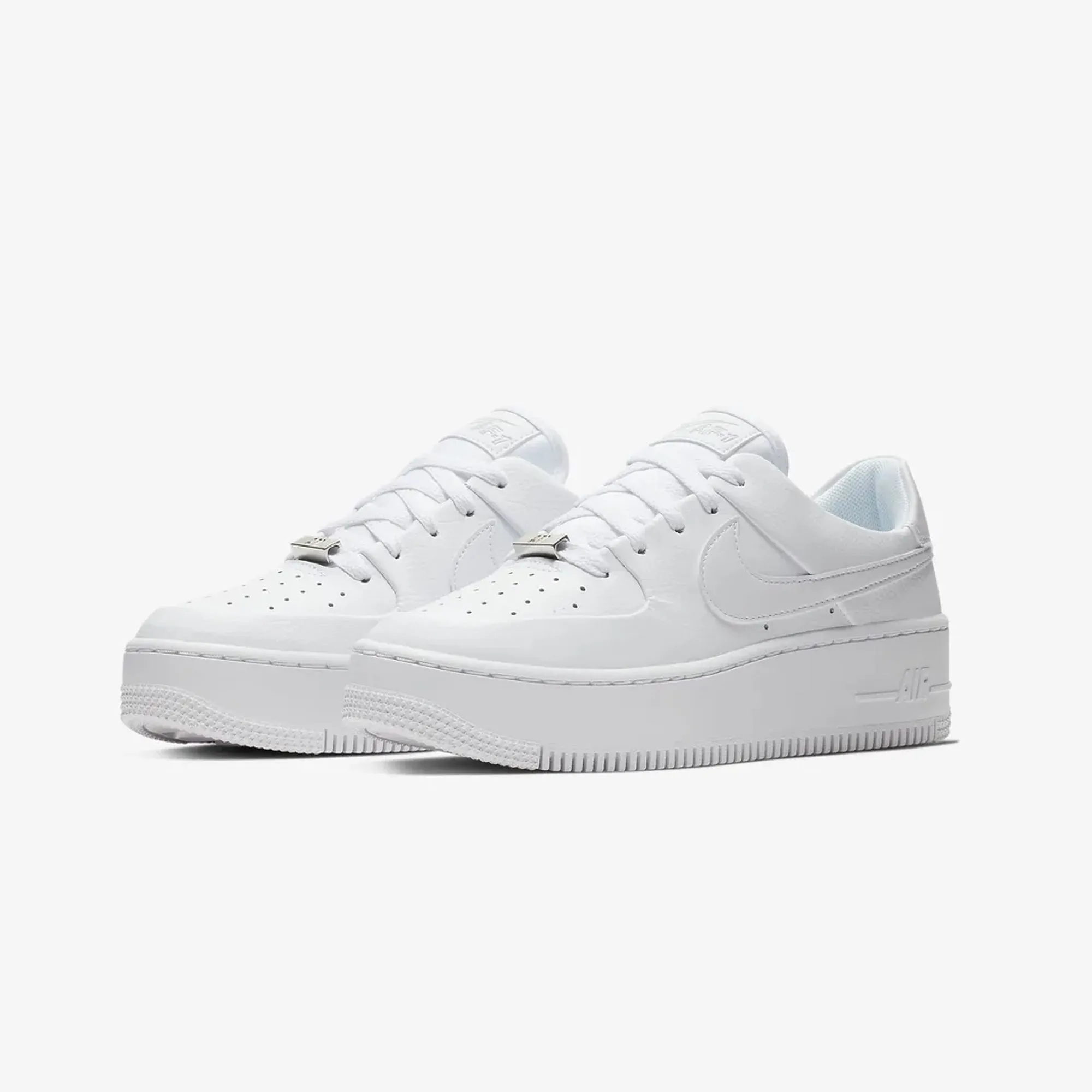 Nike | AIR FORCE 1 SAGE LOW  { WHITE/WHITE-WHITE Outdoor Fun