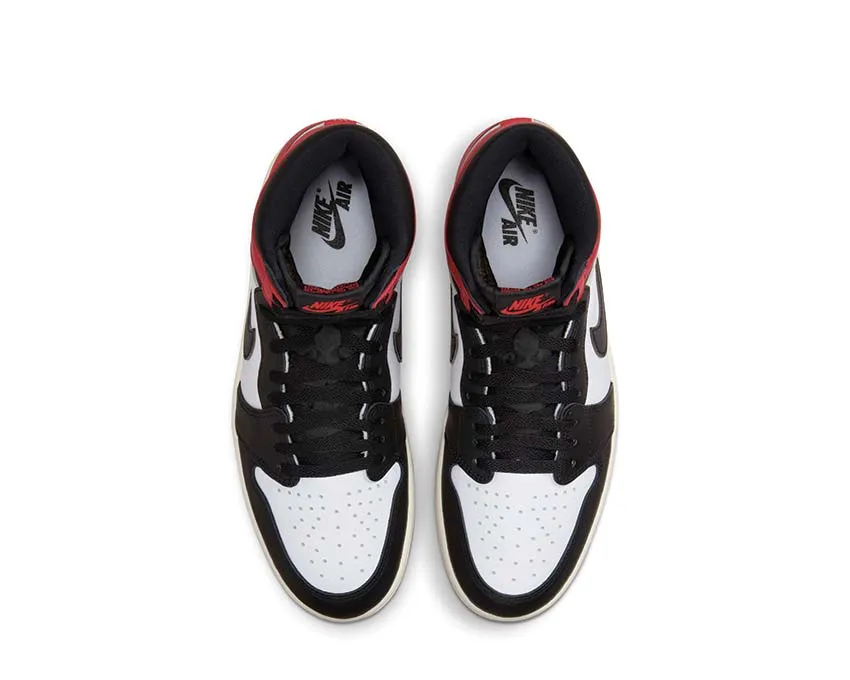 On Feet Air Jordan 1 Retro High OG "Black Toe"