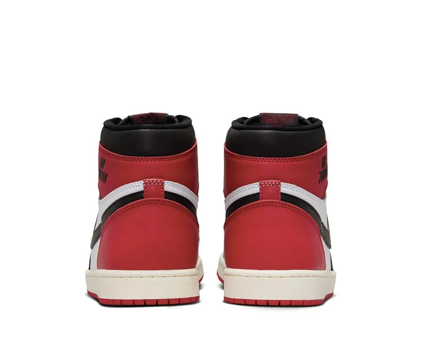 Campus Look Stretchable Material Air Jordan 1 Retro High OG "Black Toe"