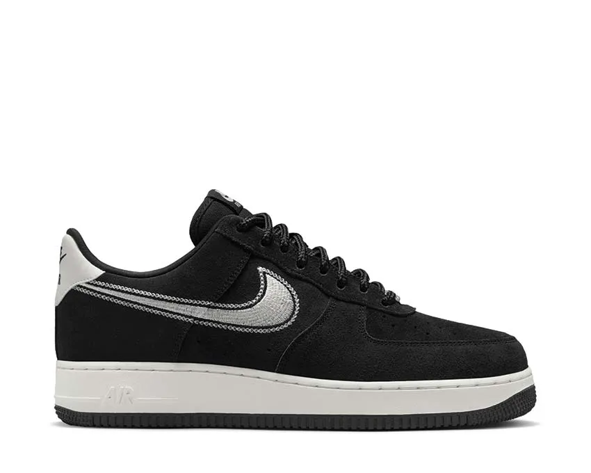 Flexible   strap Zip Up Nike Air Force 1 '07 LV8 "Black Sail"