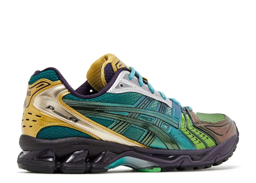 Asics Gel-Kayano 14 P. Andrade Gradation Green Urban Trekking Torsional Rigidity Enhancements