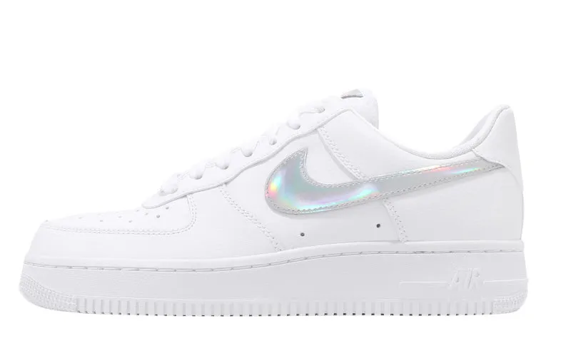Plain Step All weather Nike AF1 Low "White Iridescent"