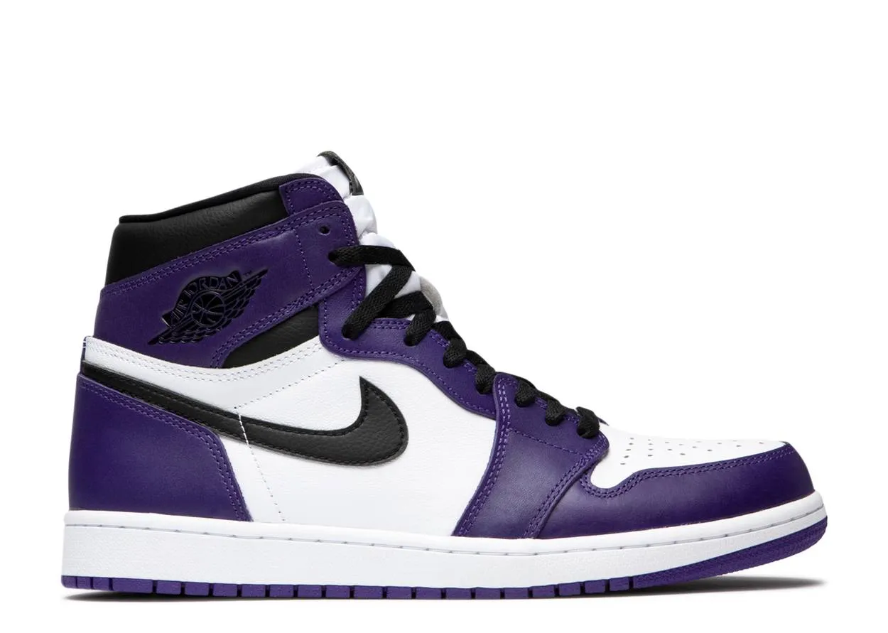 Air Jordan 1 Retro High OG Court Purple White Comfort Advantage