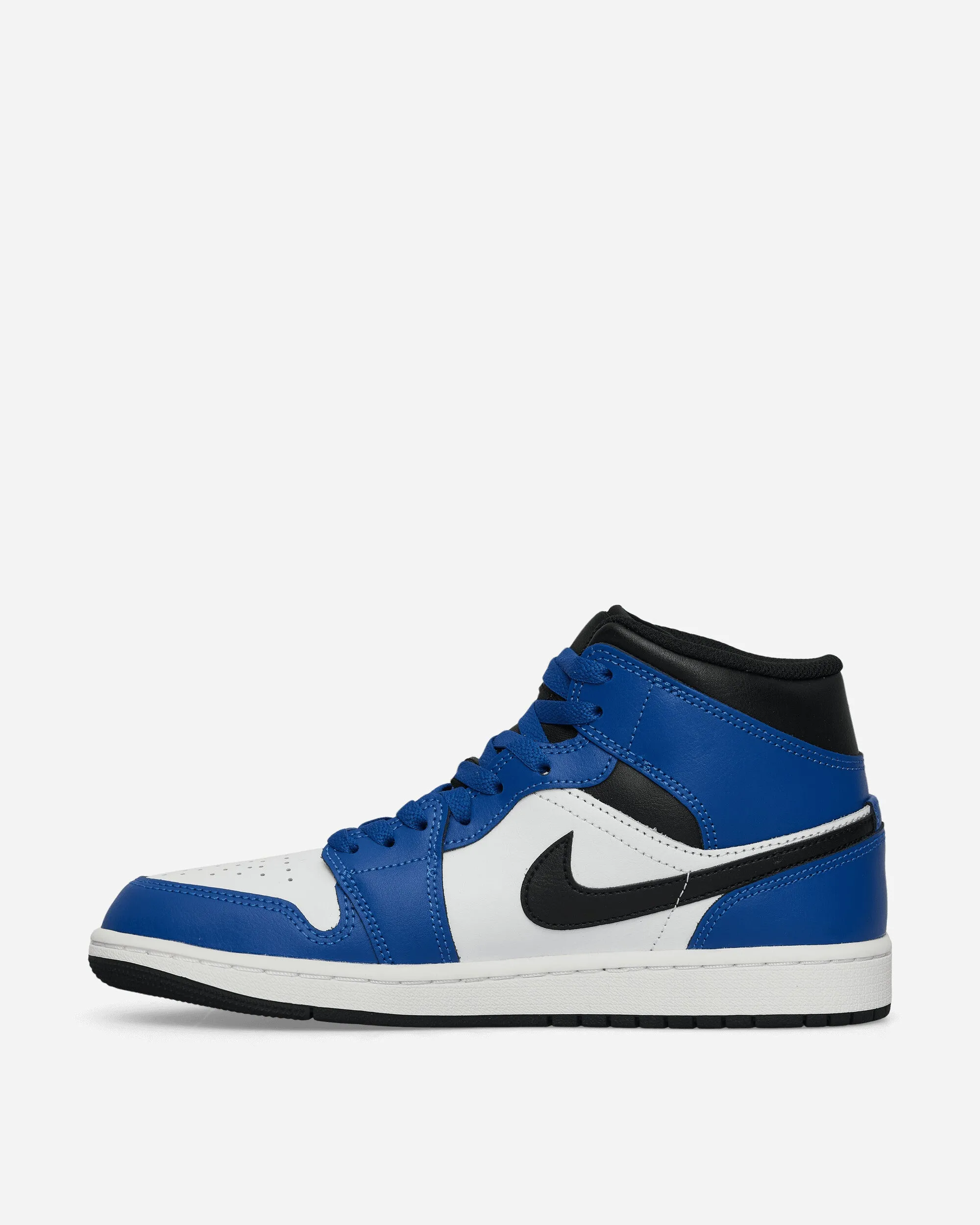 Air Jordan 1 Mid Sneakers Game Royal / White / Black Breathable