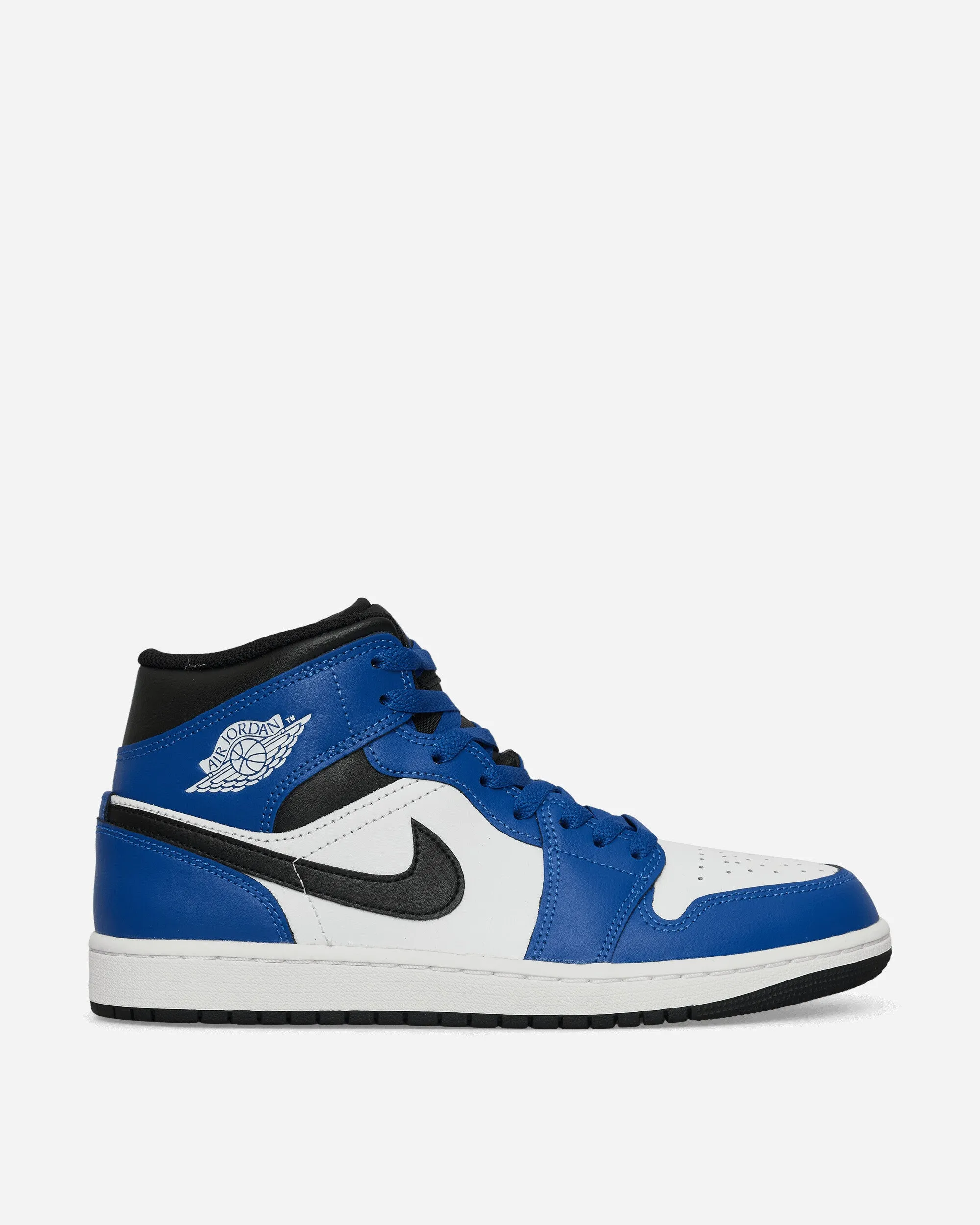Air Jordan 1 Mid Sneakers Game Royal / White / Black Cushioned