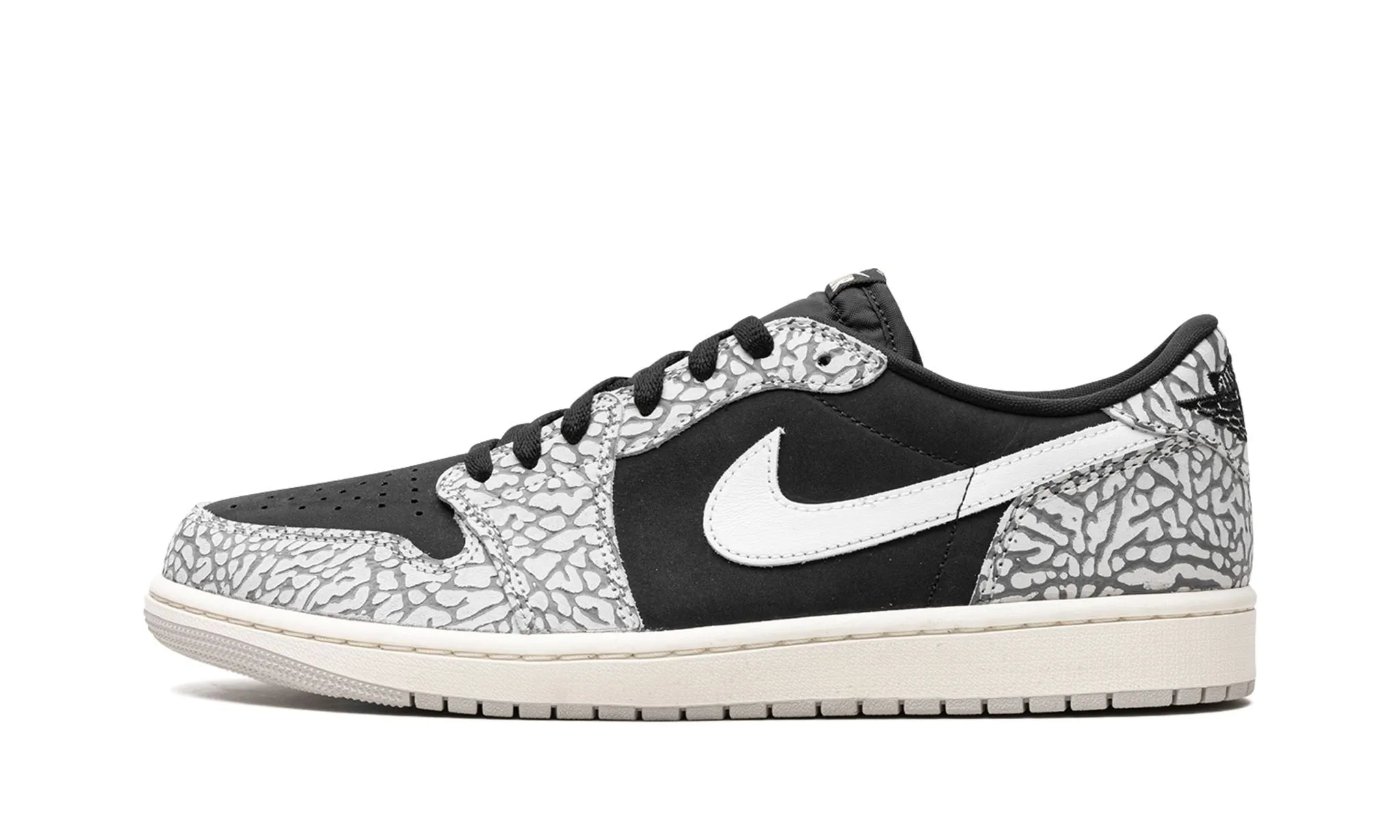 Air Jordan 1 Low OG Elephant / Black Cement Anti Odor