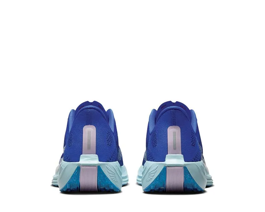 running in a monorail station area shoes Nike Pegasus Plus PRM "Racer Blue"