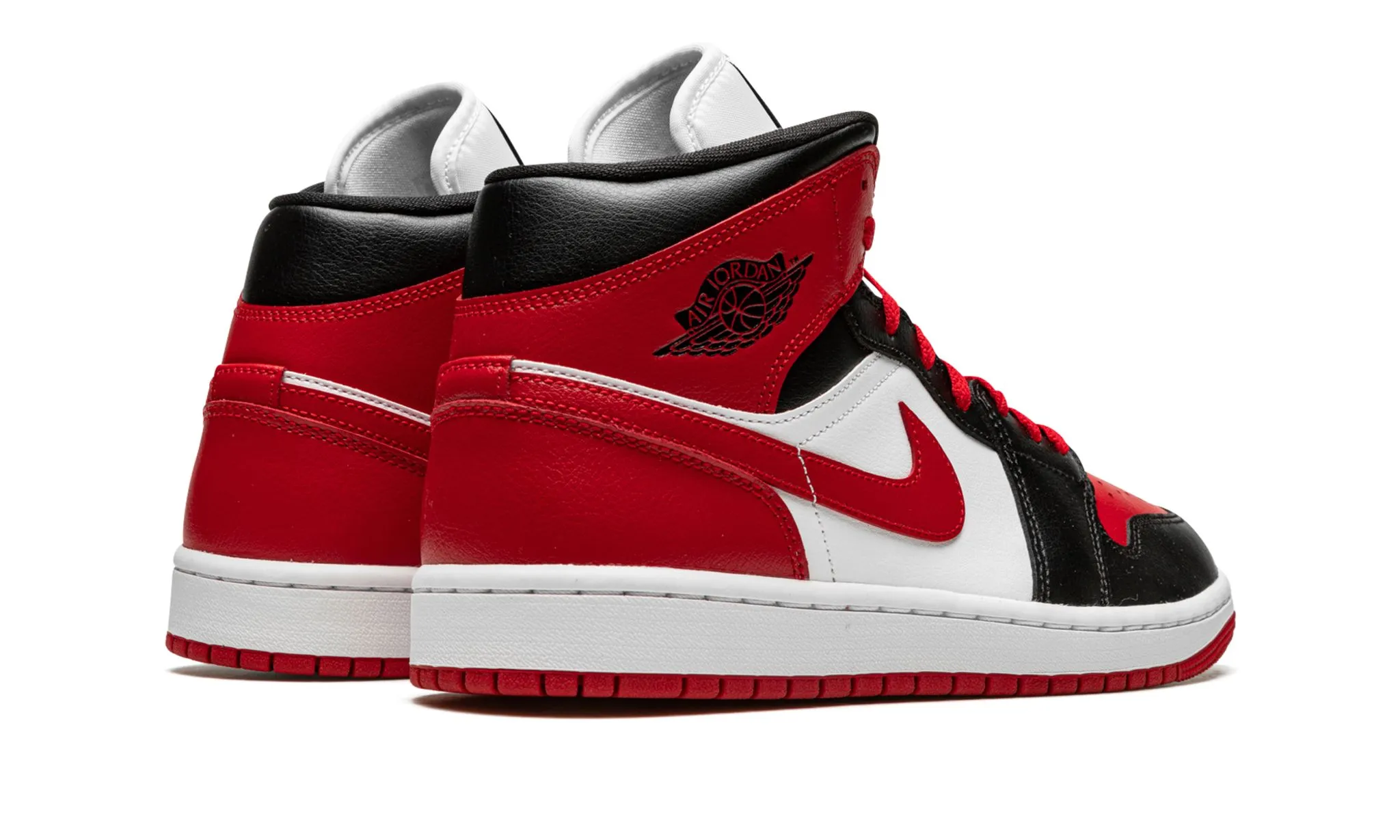 All Gender Fit Suede Wmns Air Jordan 1 Mid 'Alternate Bred Toe'