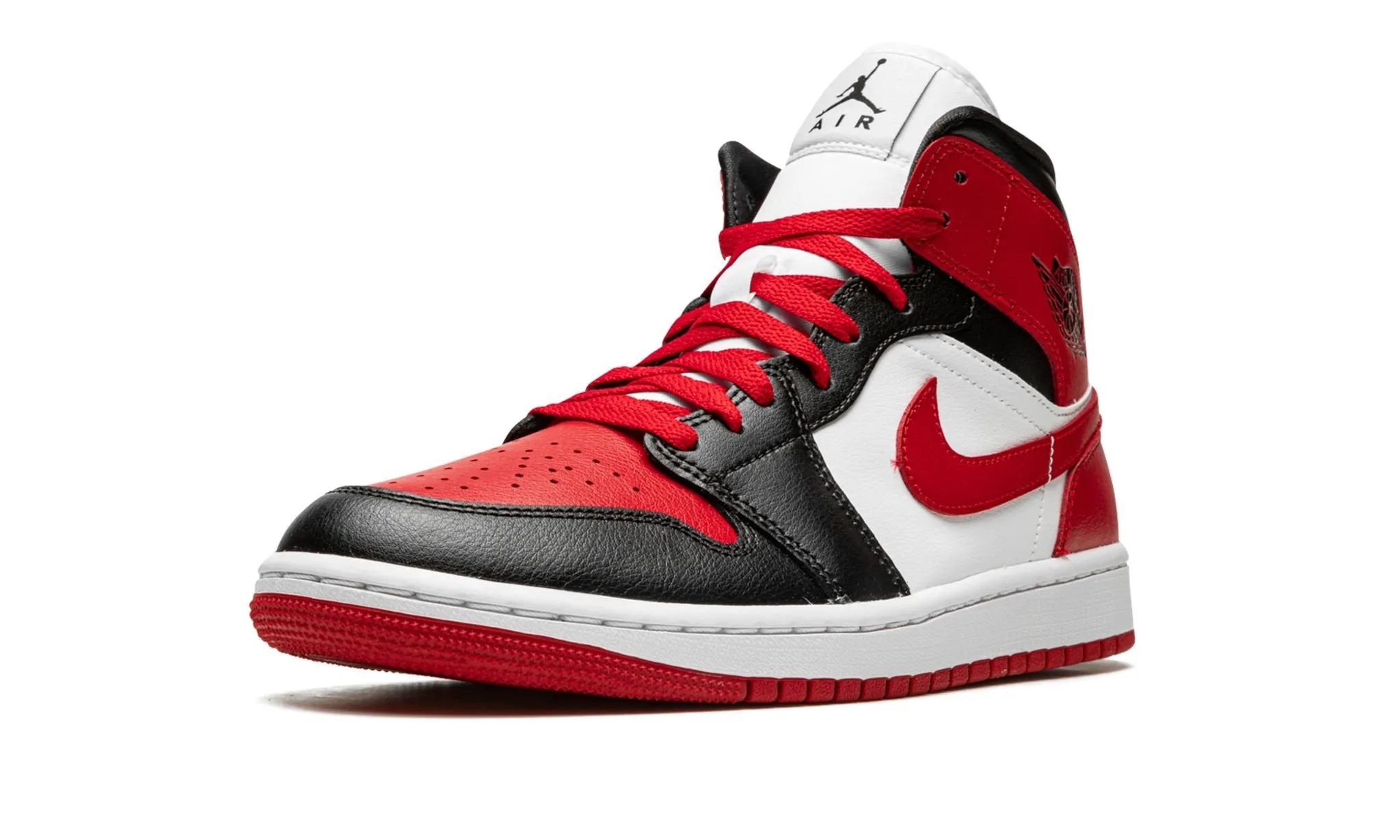 City Step Wmns Air Jordan 1 Mid 'Alternate Bred Toe'