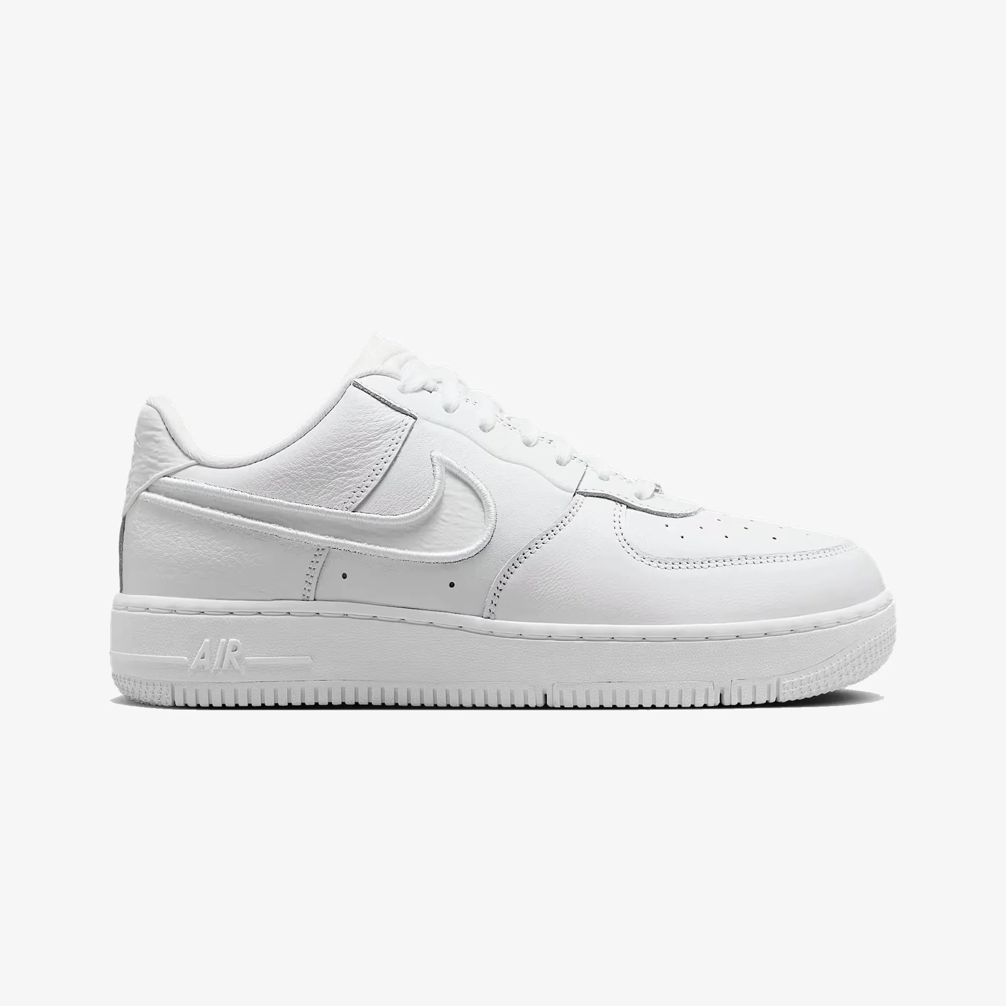 NIKE | AIR FORCE 1 LOW DANCE { WHITE/WHITE-WHITE-METALLIC SILVER Peak Step Satin Glow