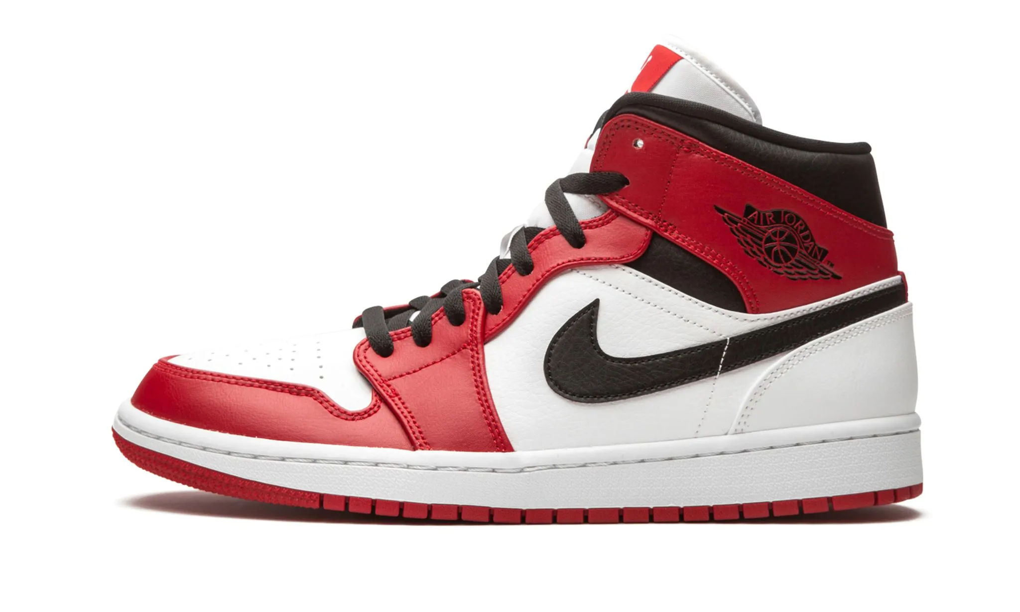 Block Walk Comfortable toe box Air Jordan 1 Mid Chicago 2020