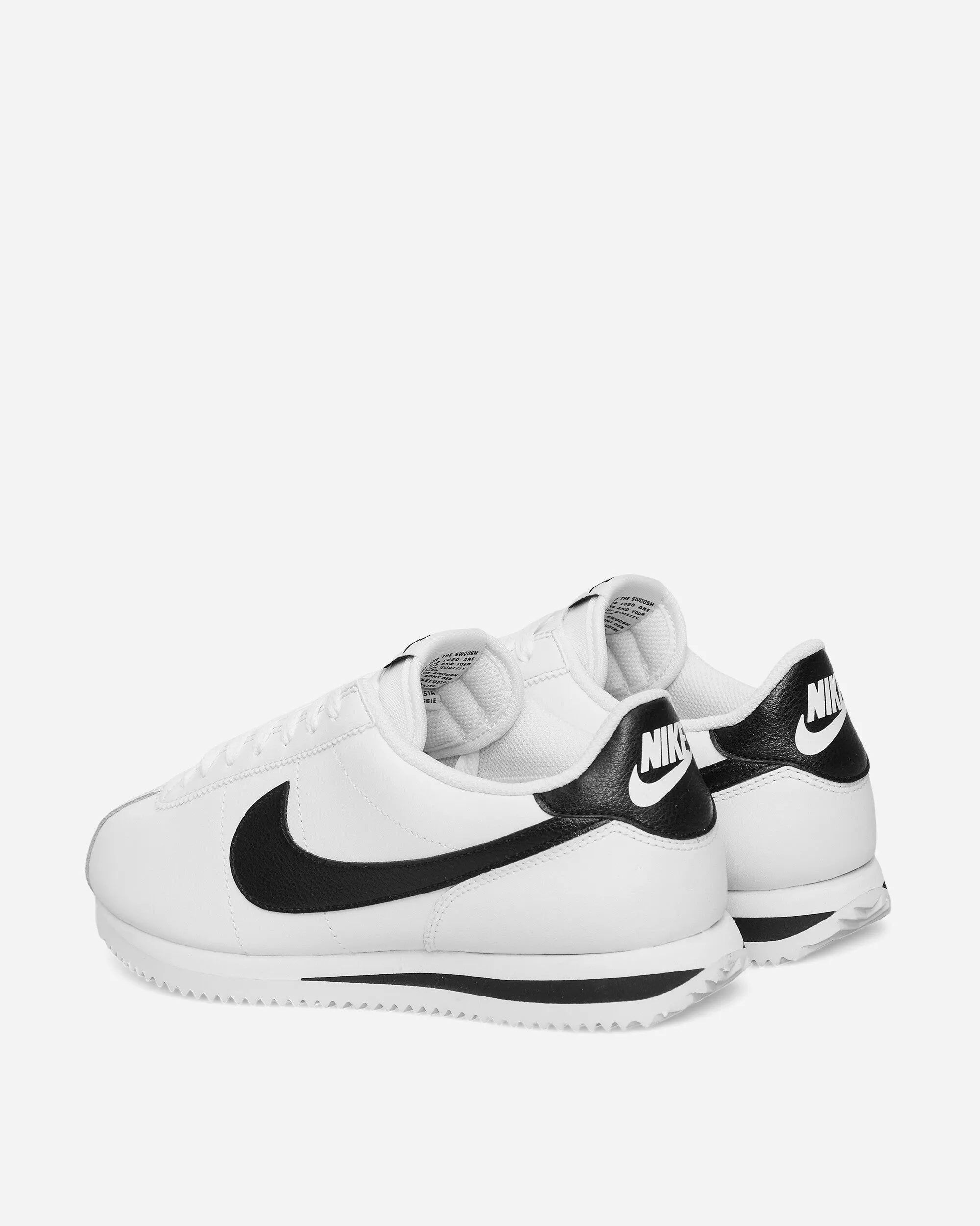 Cortez Leather Sneakers White / Black Club Edge