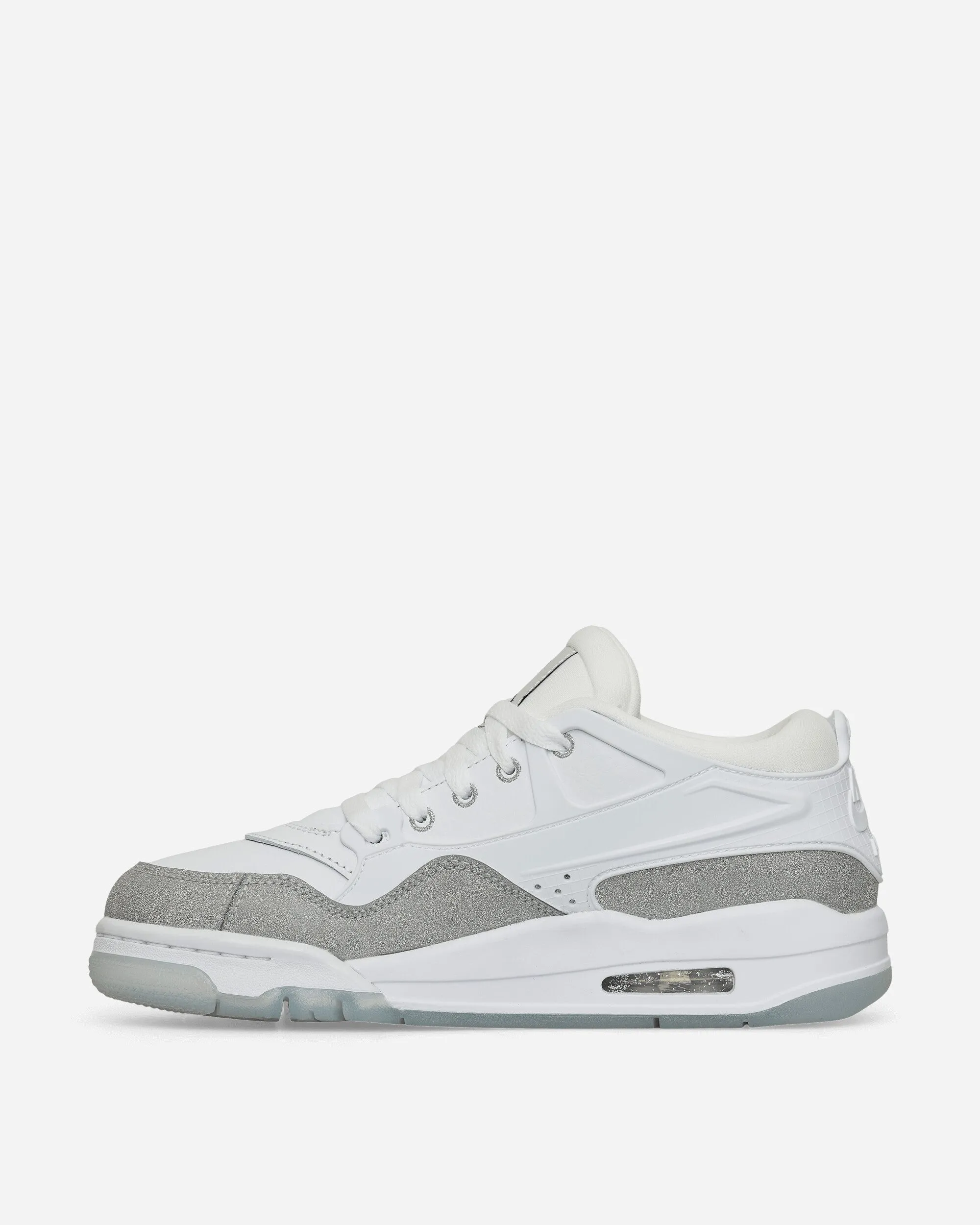 Angel Glow Women's Air Jordan 4 RM Sneakers White / Metallic Silver