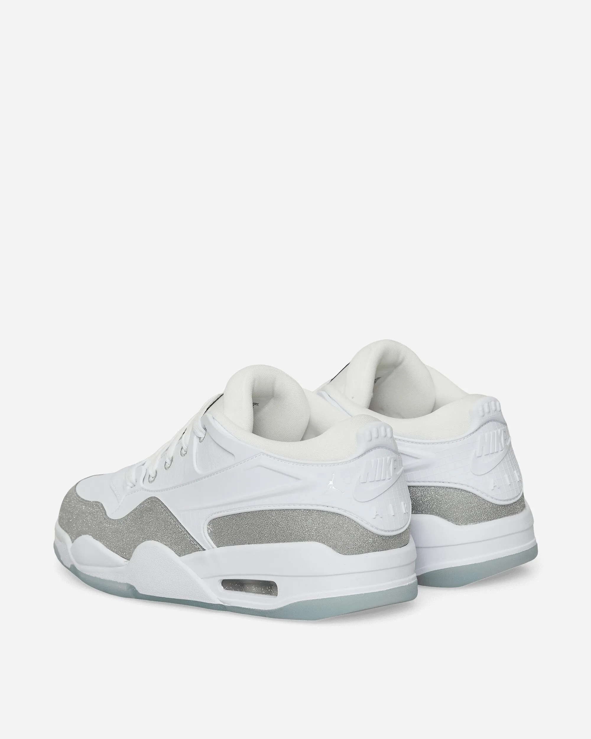 Gift Easy Women's Air Jordan 4 RM Sneakers White / Metallic Silver