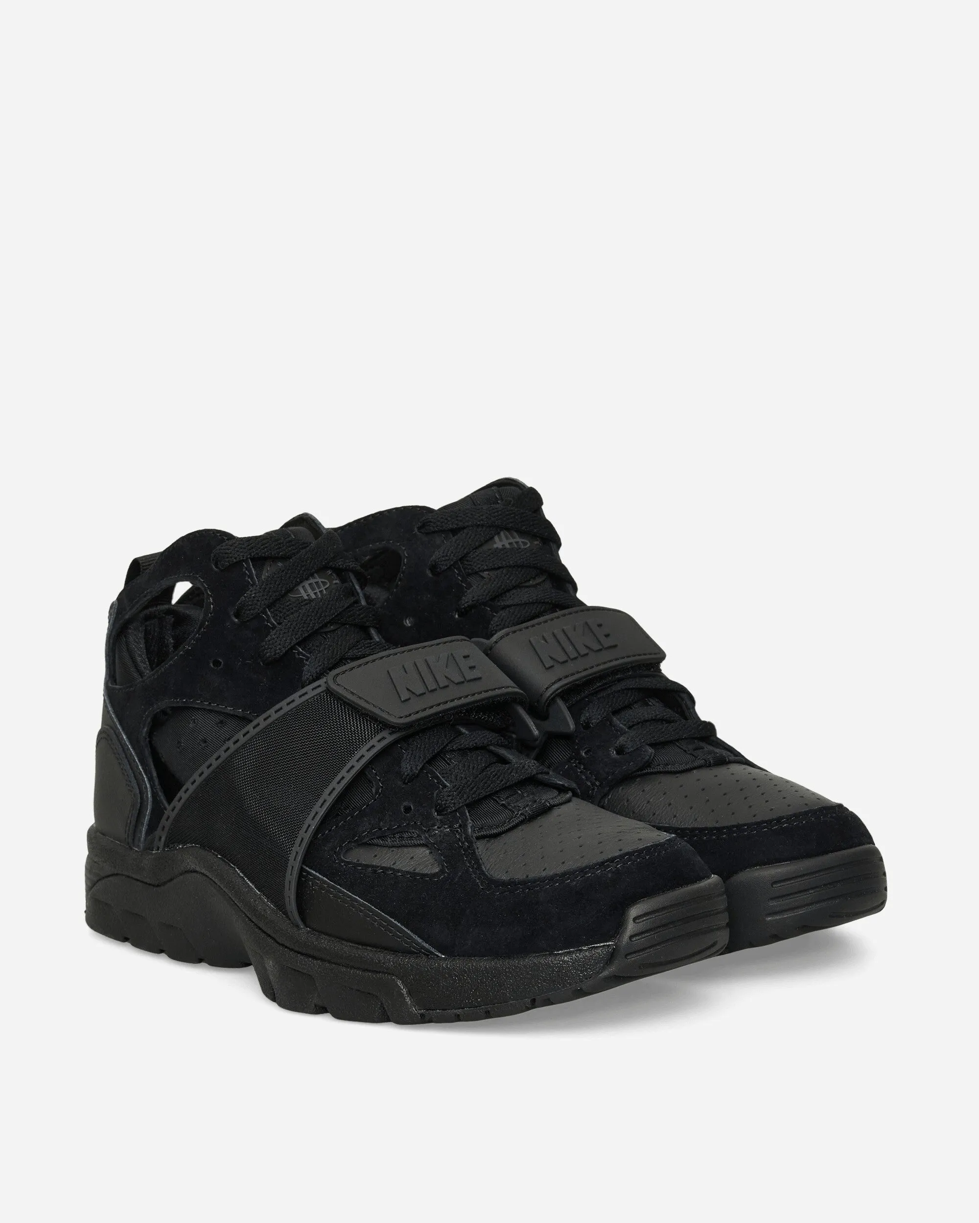 Air Trainer Huarache Sneakers Black Slip On Style Ankle wrap