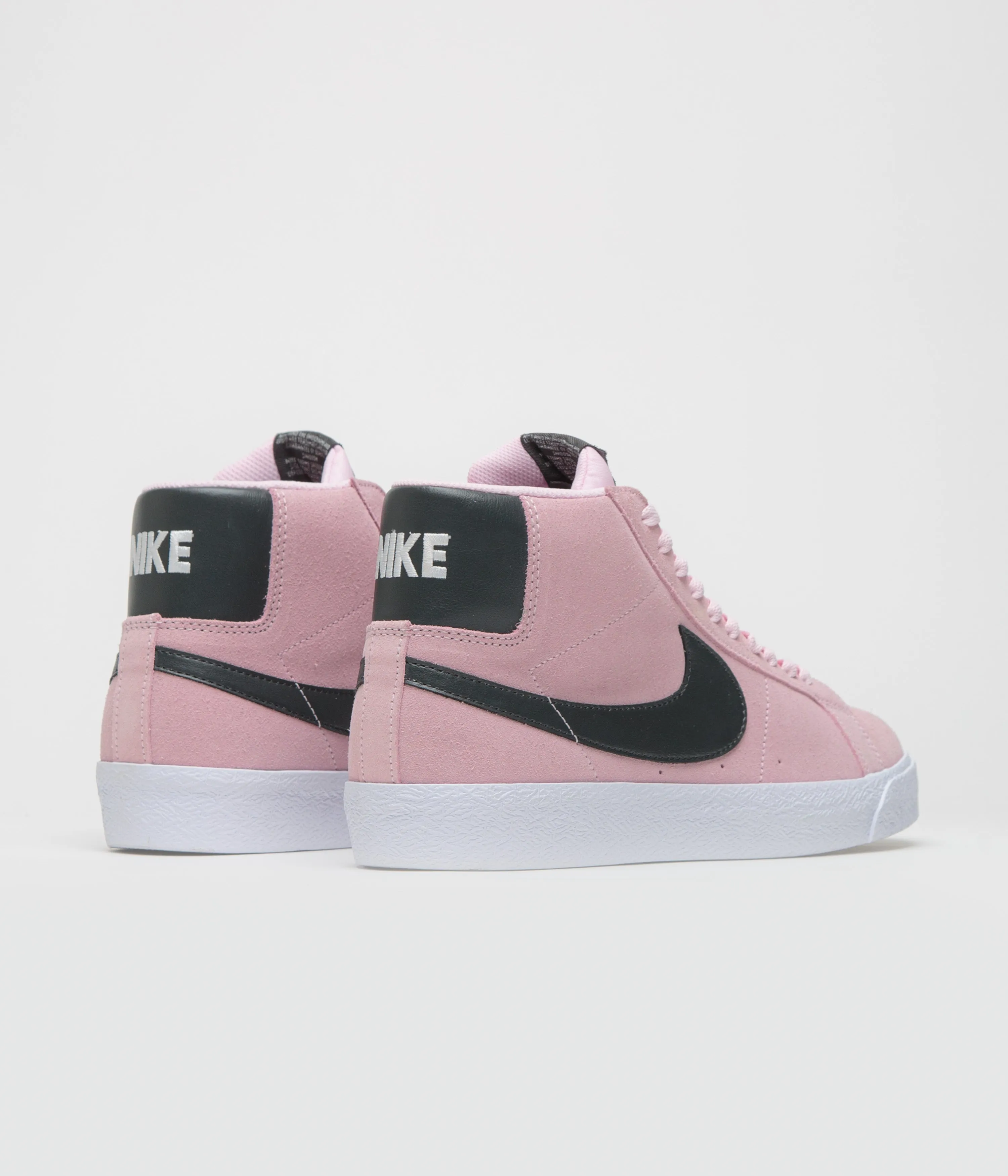 Neutral design Nike SB Blazer Mid Shoes - Pink Foam / Anthracite - White - Gum Yellow