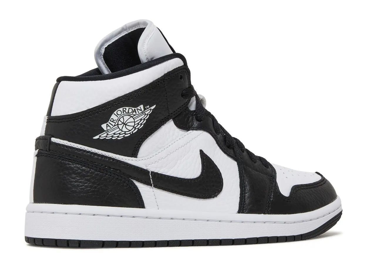 Travel Daily Air Jordan 1 Mid Split Black White