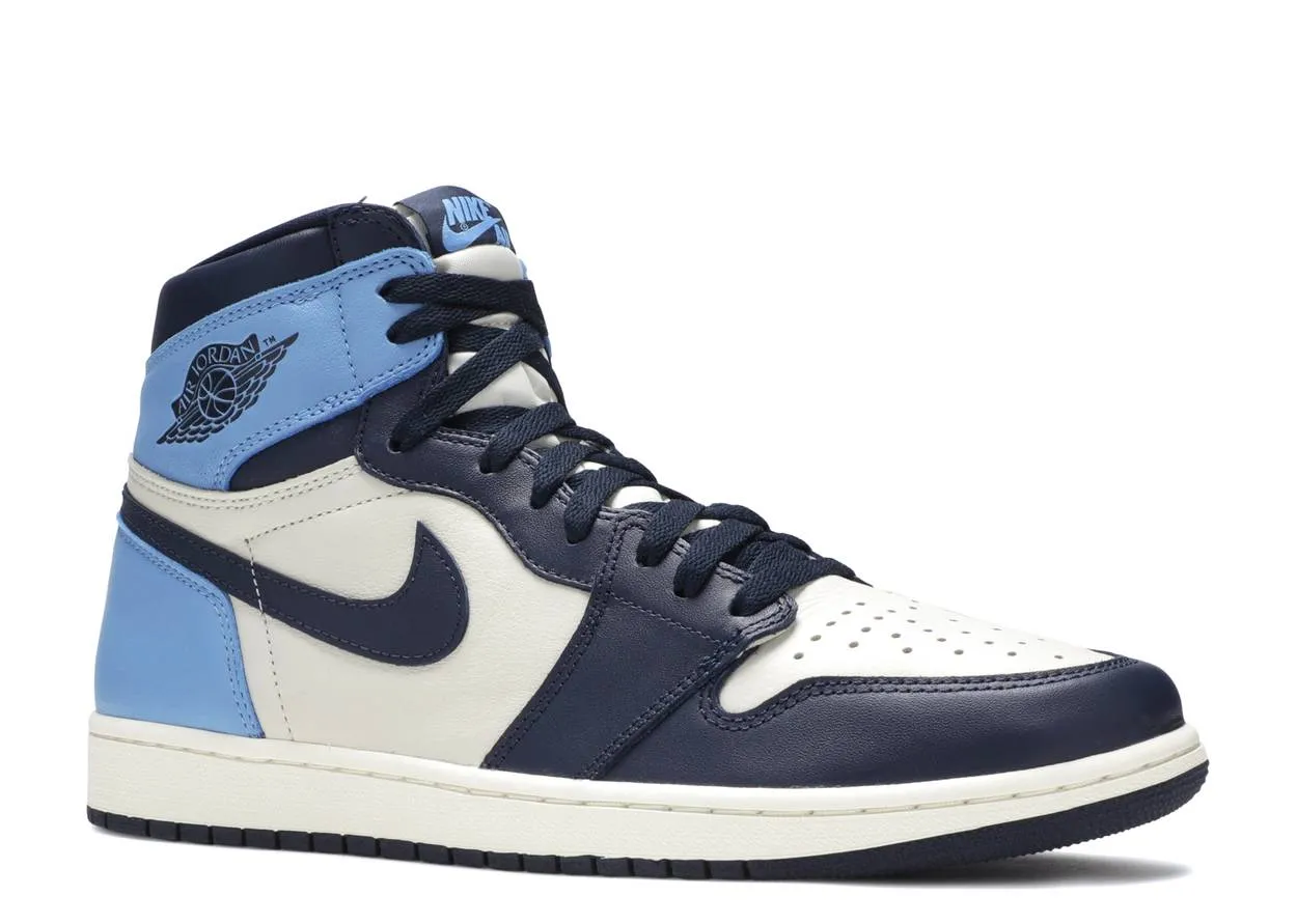 Air Jordan 1 Retro High OG Obsidian outdoor mode