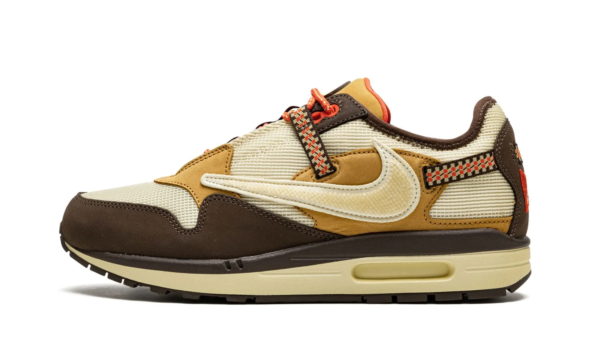 Flexible form Laidback Mood Nike Air Max 1 "Travis Scott - Baroque Brown"