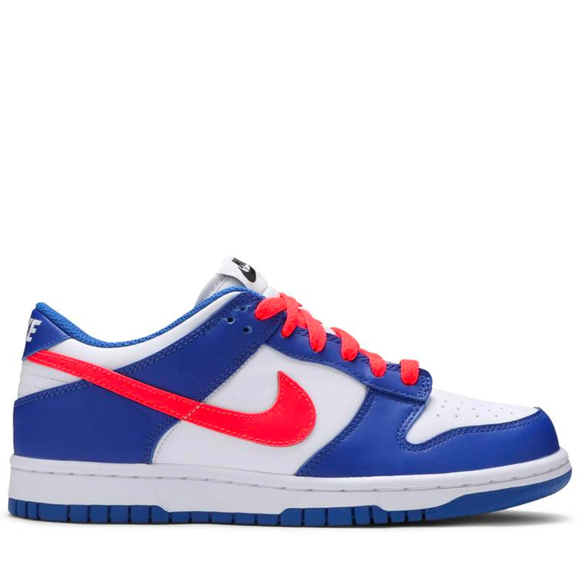 Port Run Thin Sole Nike Dunk Low Bright Crimson Game Royal (GS)