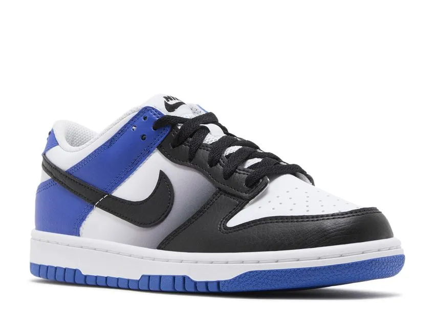 Gym Use ShockAbsorbingSole Nike Dunk Low White Black Royal