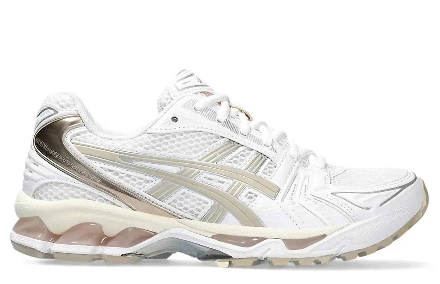 ASICS Gel-Kayano 14 White Simply Taupe (Women's) Soft Upper