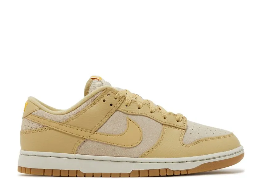 Nike Dunk Low Khaki Suede Gum evening walk