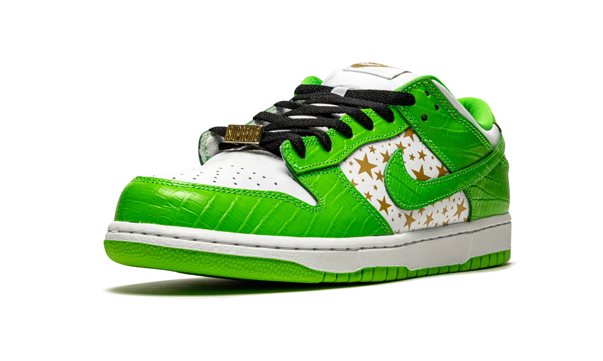 Nike SB Dunk Low "Supreme - Stars" Green Cool Vibe Step Grip