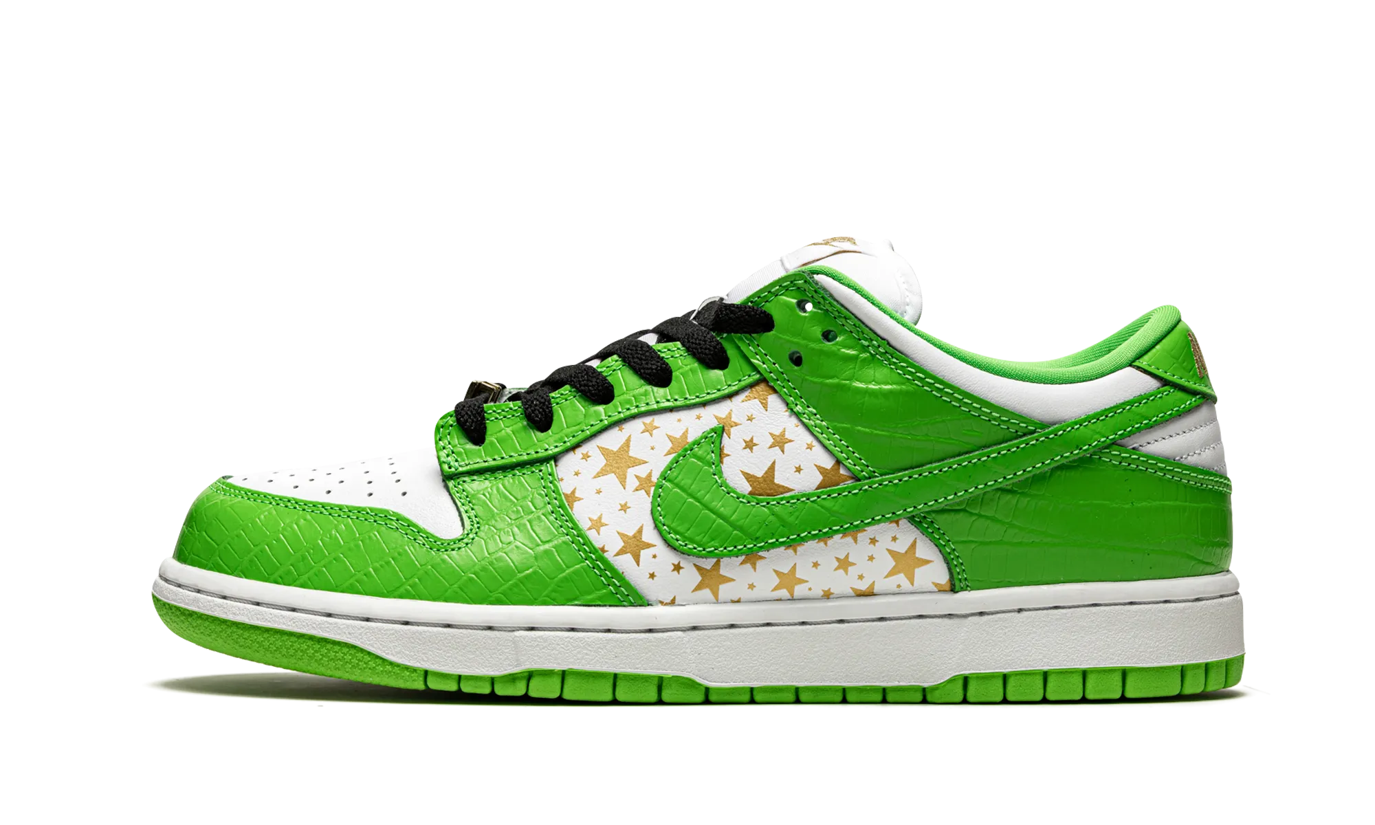 Clean Cut Nike SB Dunk Low "Supreme - Stars" Green