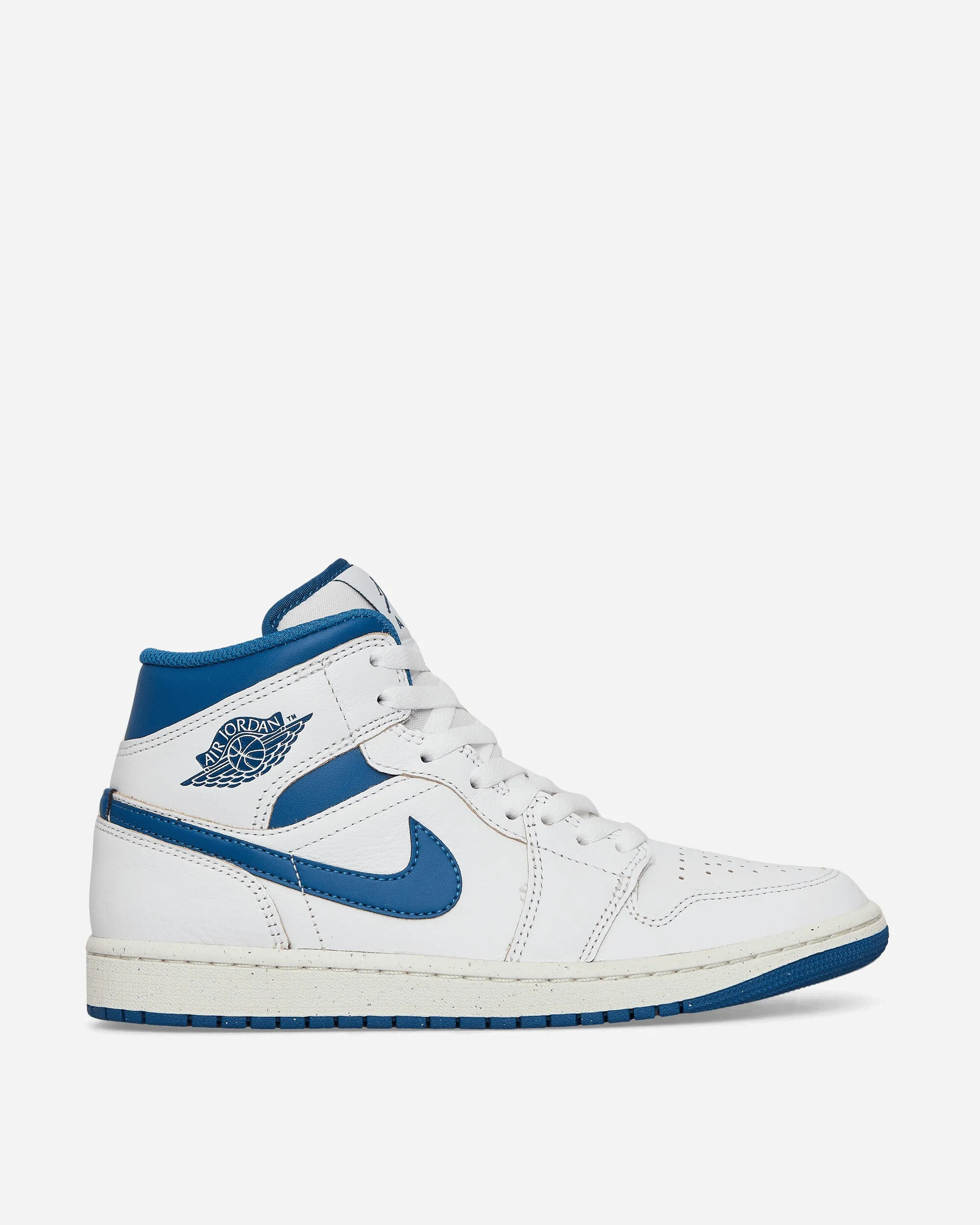 Air Jordan 1 Mid SE Sneakers White / Industrial Blue Stable Buckle Fit