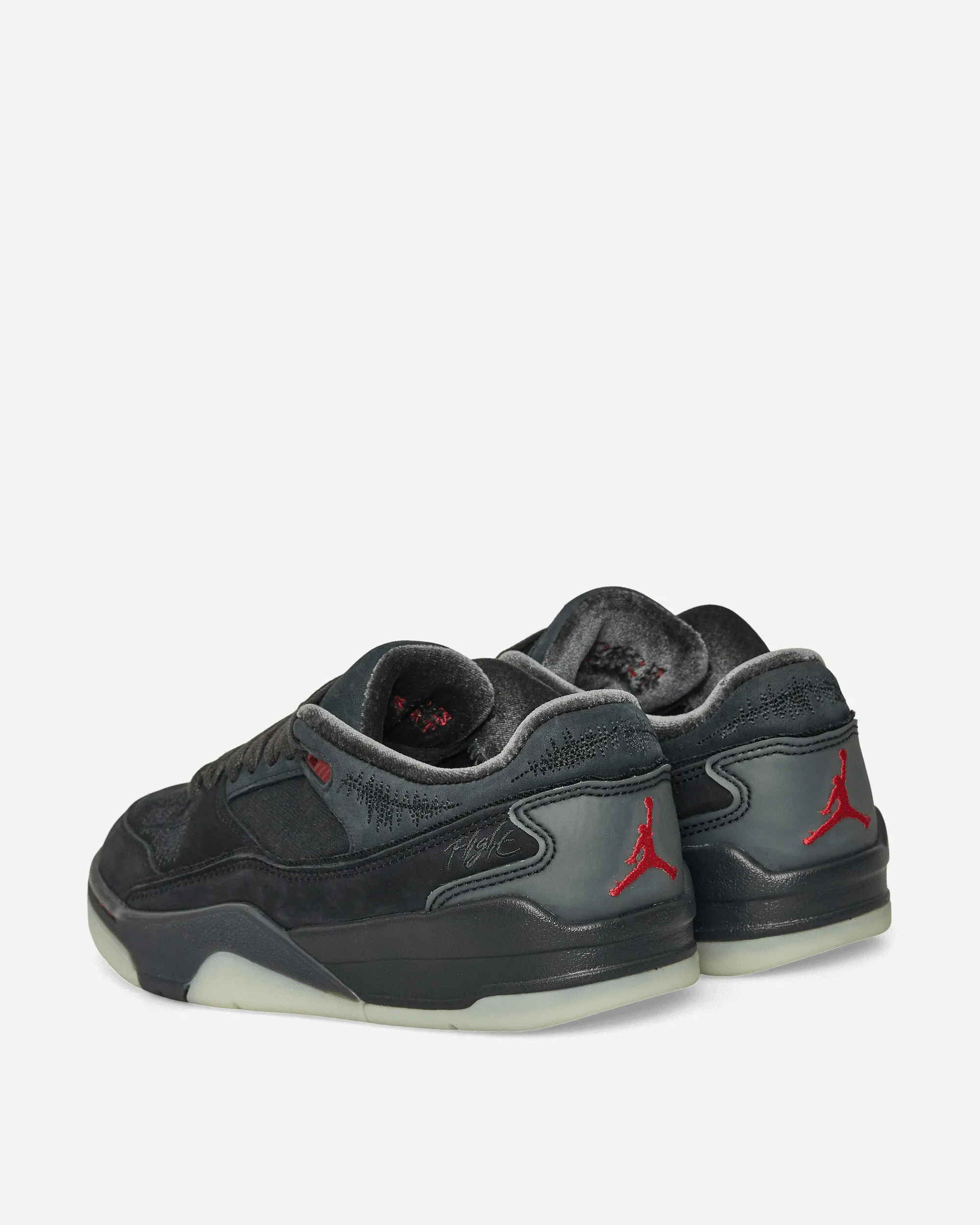 Elastic Sling Trendy Women's T??la Jordan Flight Court Sneakers Black / Varsity Red