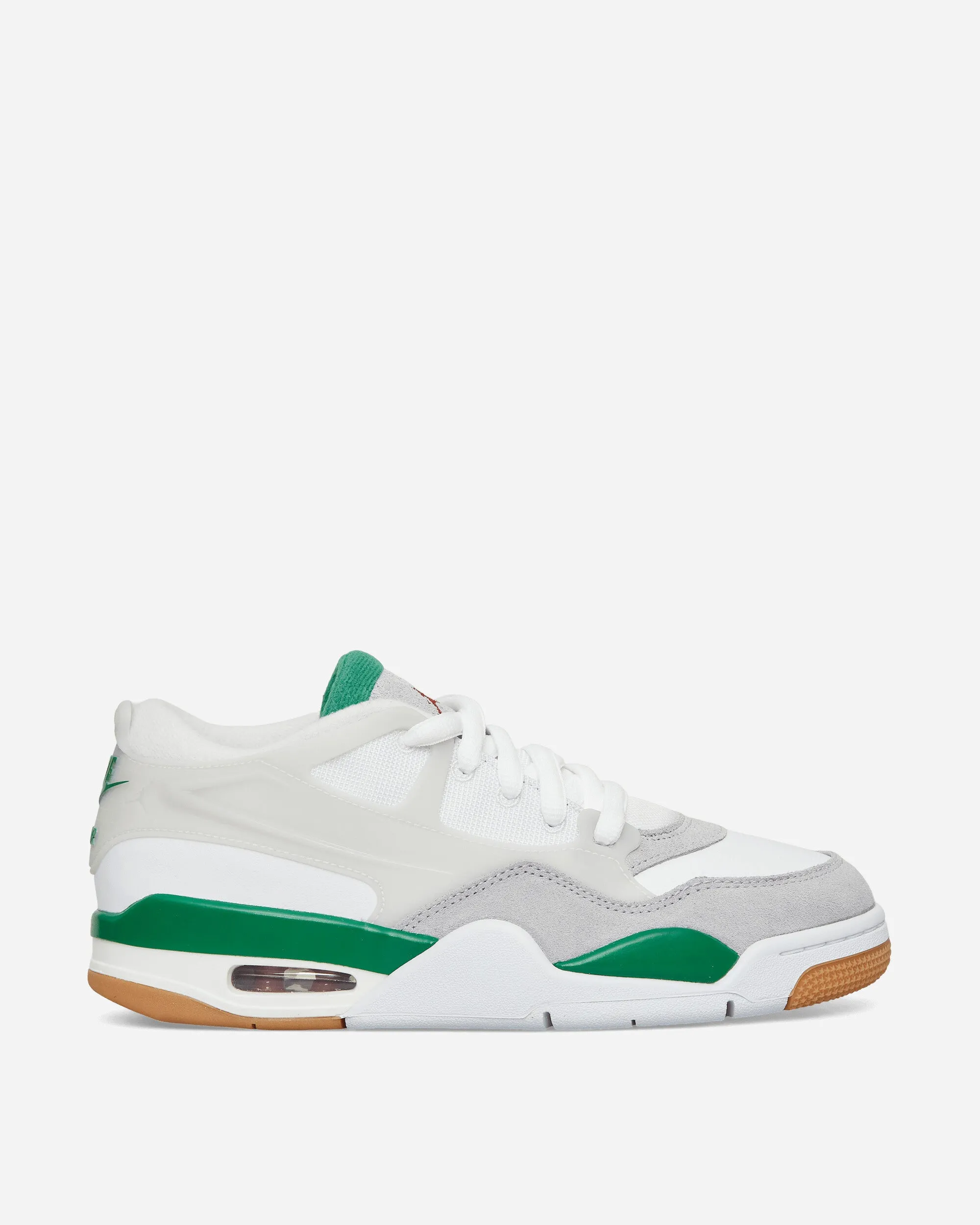 Adult Ease Breathable Lining Air Jordan 4 RM Sneakers White / Pine Green