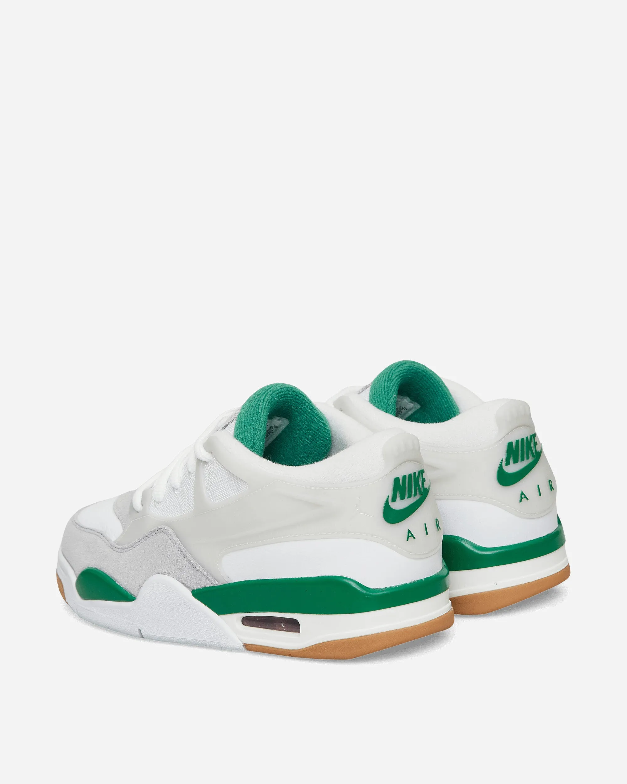 Bounce Edge Breathable mesh Air Jordan 4 RM Sneakers White / Pine Green