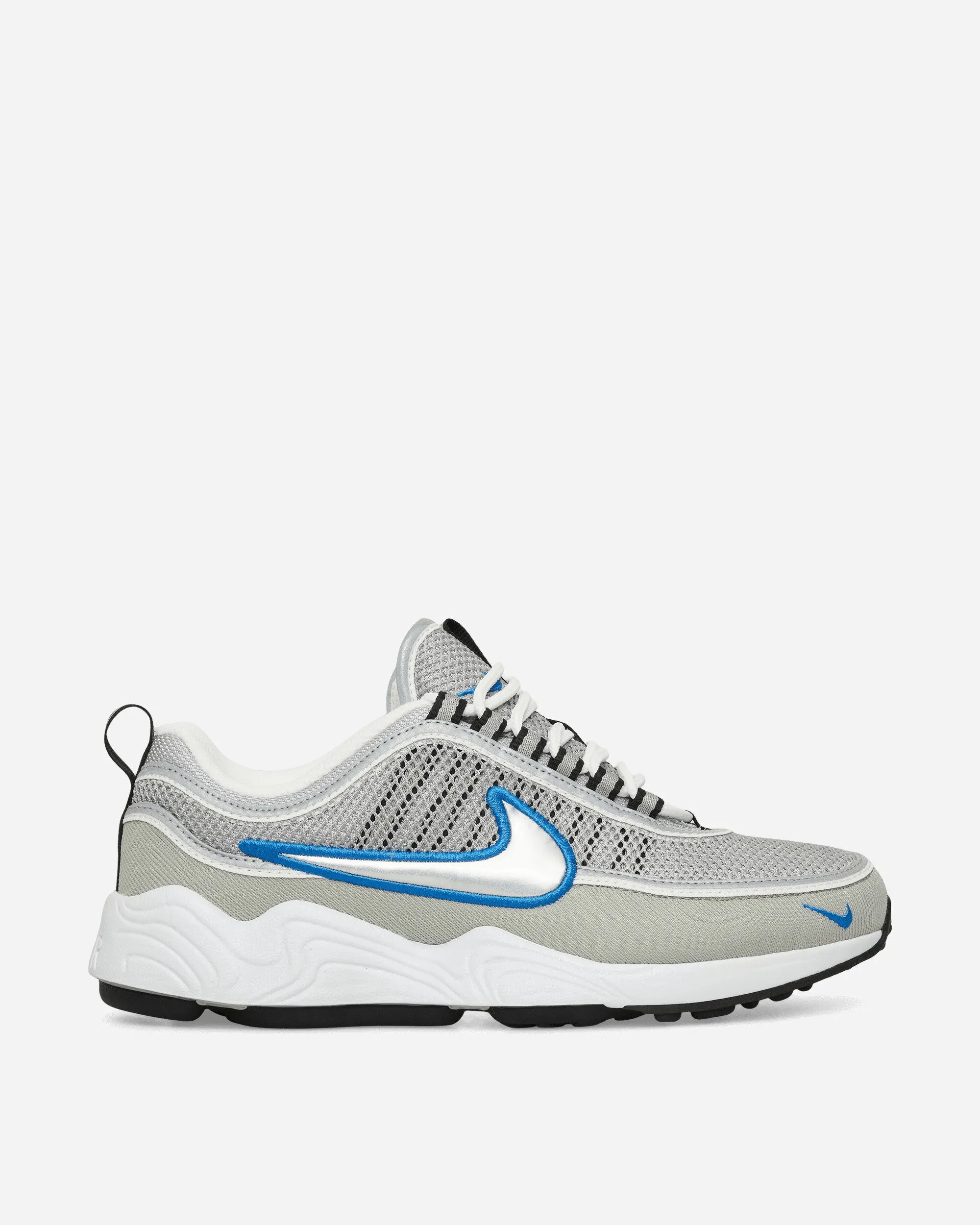 Desert Path Firm Ground Air Zoom Spiridon Sneakers Metallic Silver / Signal Blue