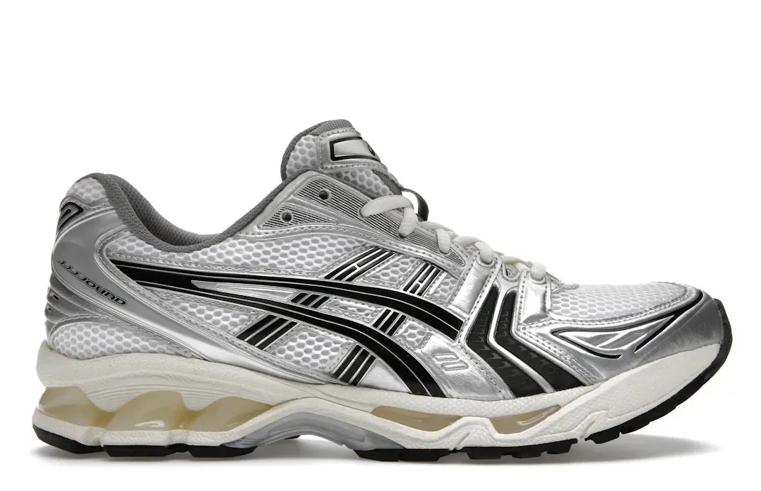 ASICS Gel-Kayano 14 JJJJound Silver Black Easy Travel Run Flex