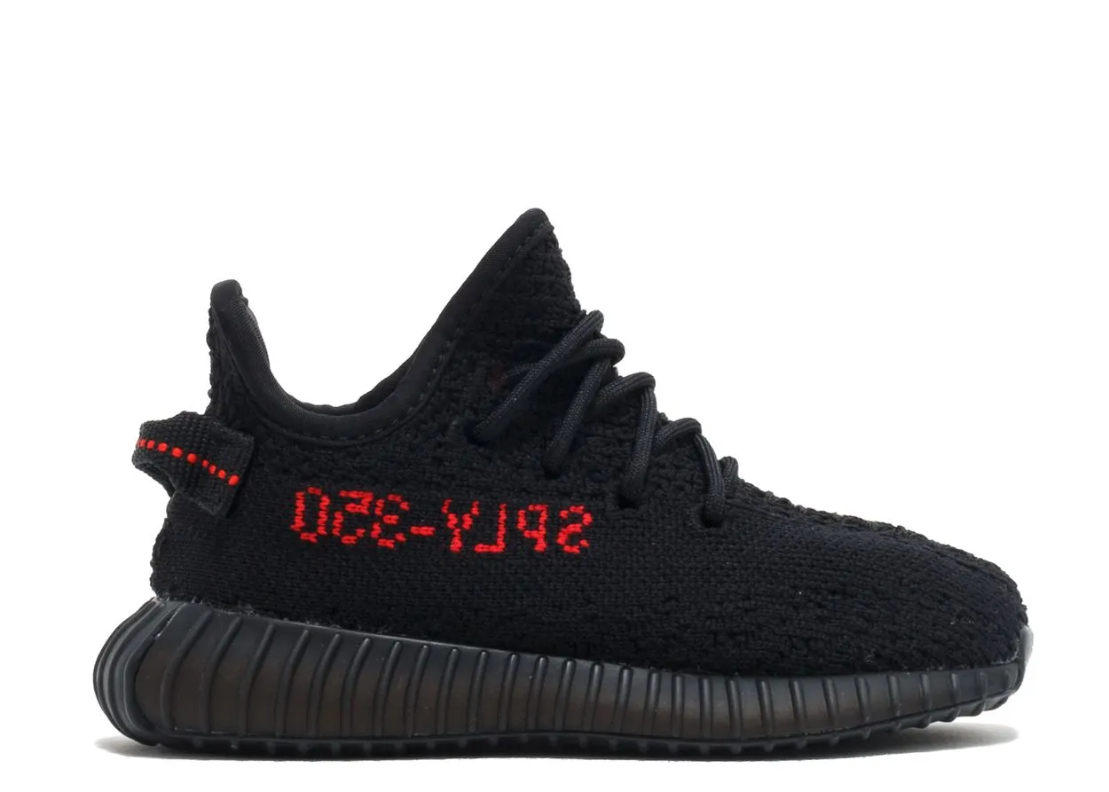 Adidas Yeezy Boost 350 V2 Black Red (Infants) Indoor Step