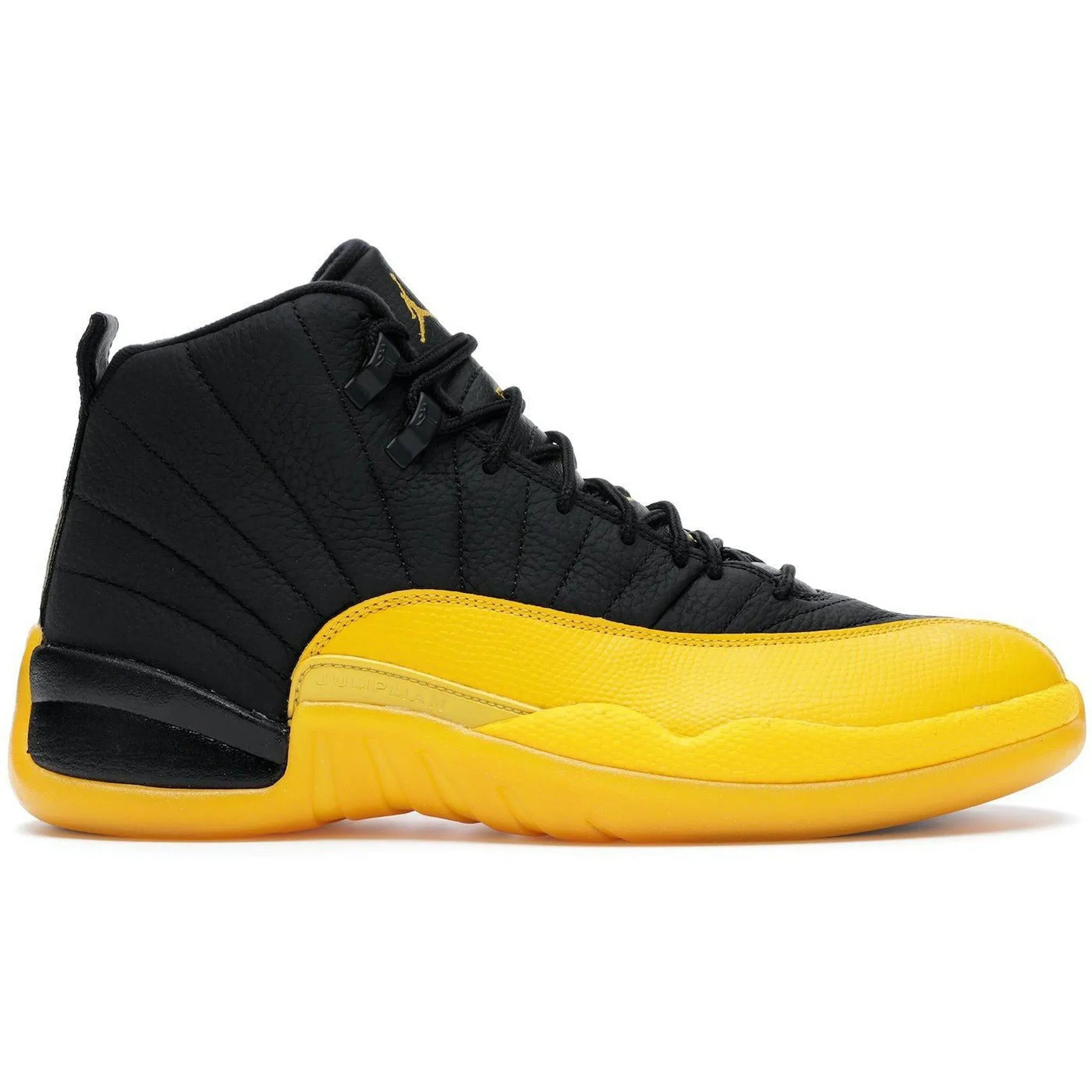 Run Errands Fast Go Jordan 12 Retro Black University Gold