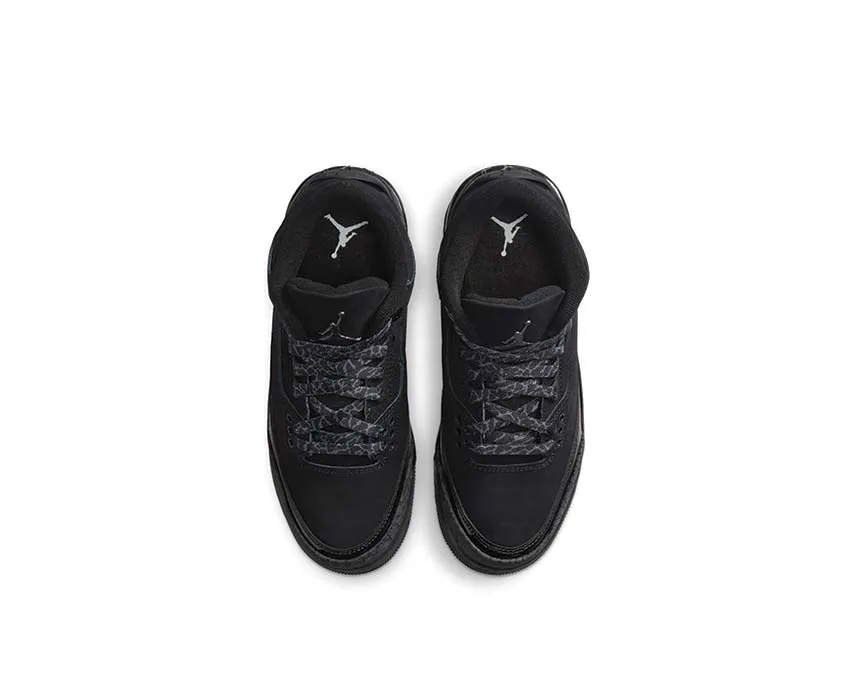Cold Tone Air Jordan 3 Retro "Black Cat" GS