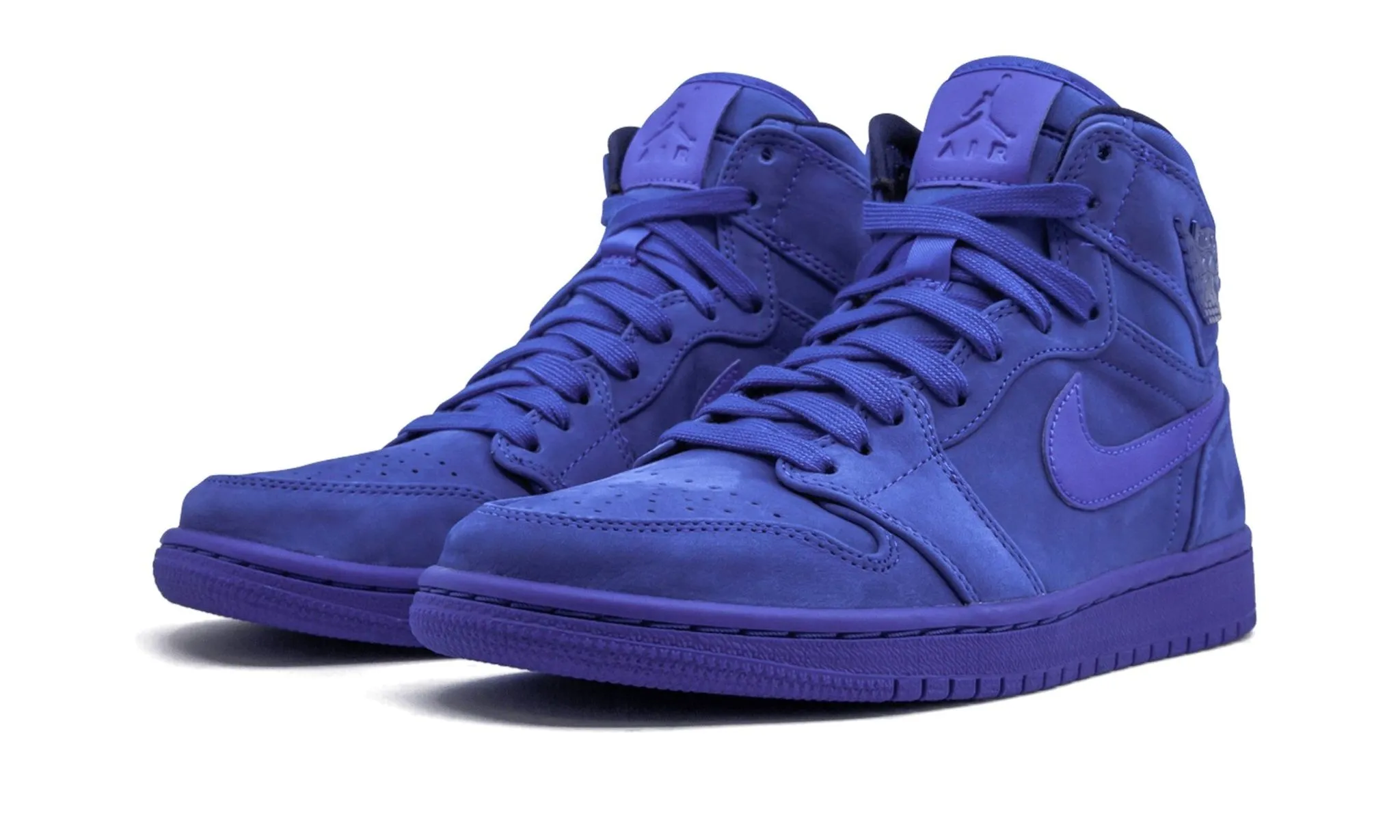 Closed Toe Bush Step Wmns Air Jordan 1 High Prm Blue Suede