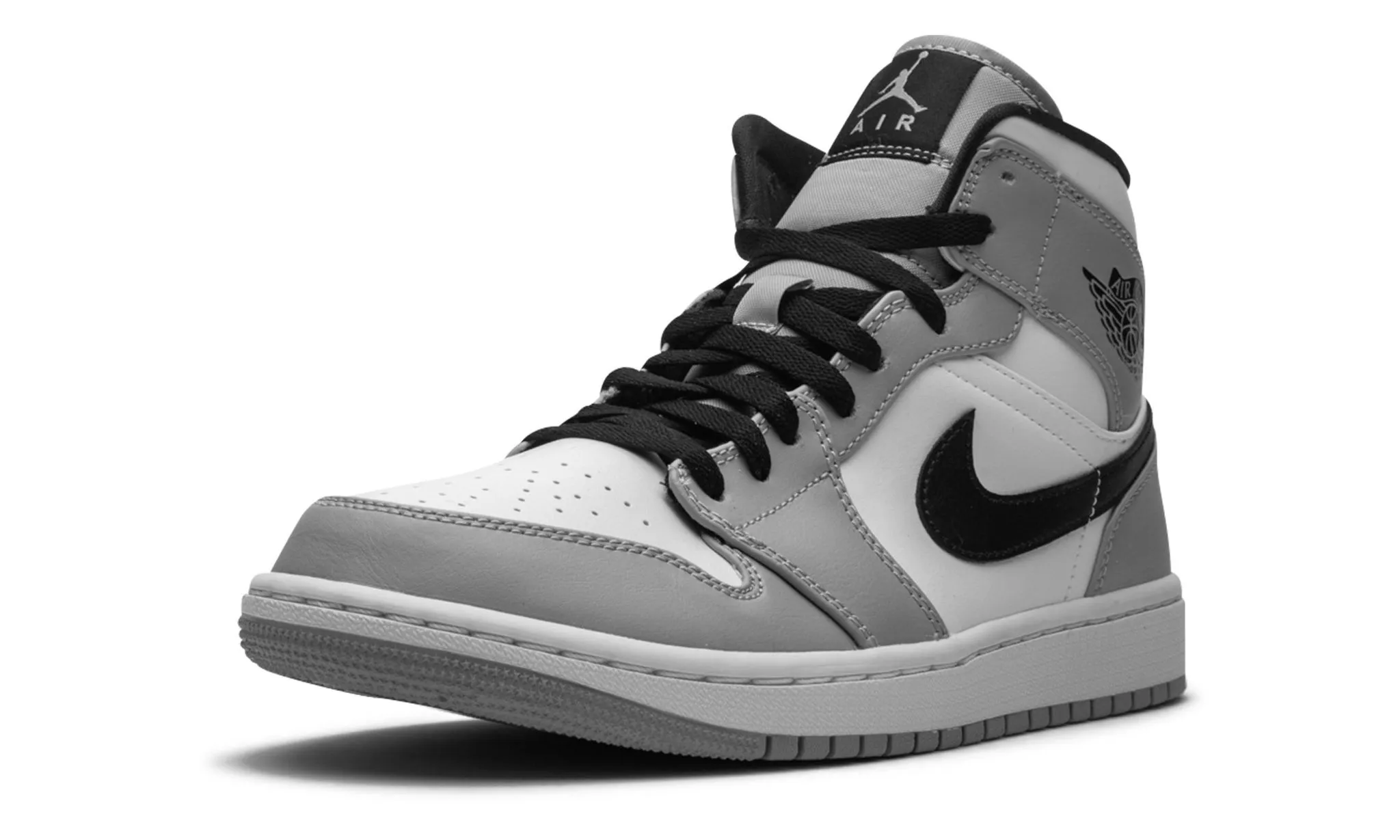 Air Jordan 1 Mid Light Smoke Grey Unisex Choice